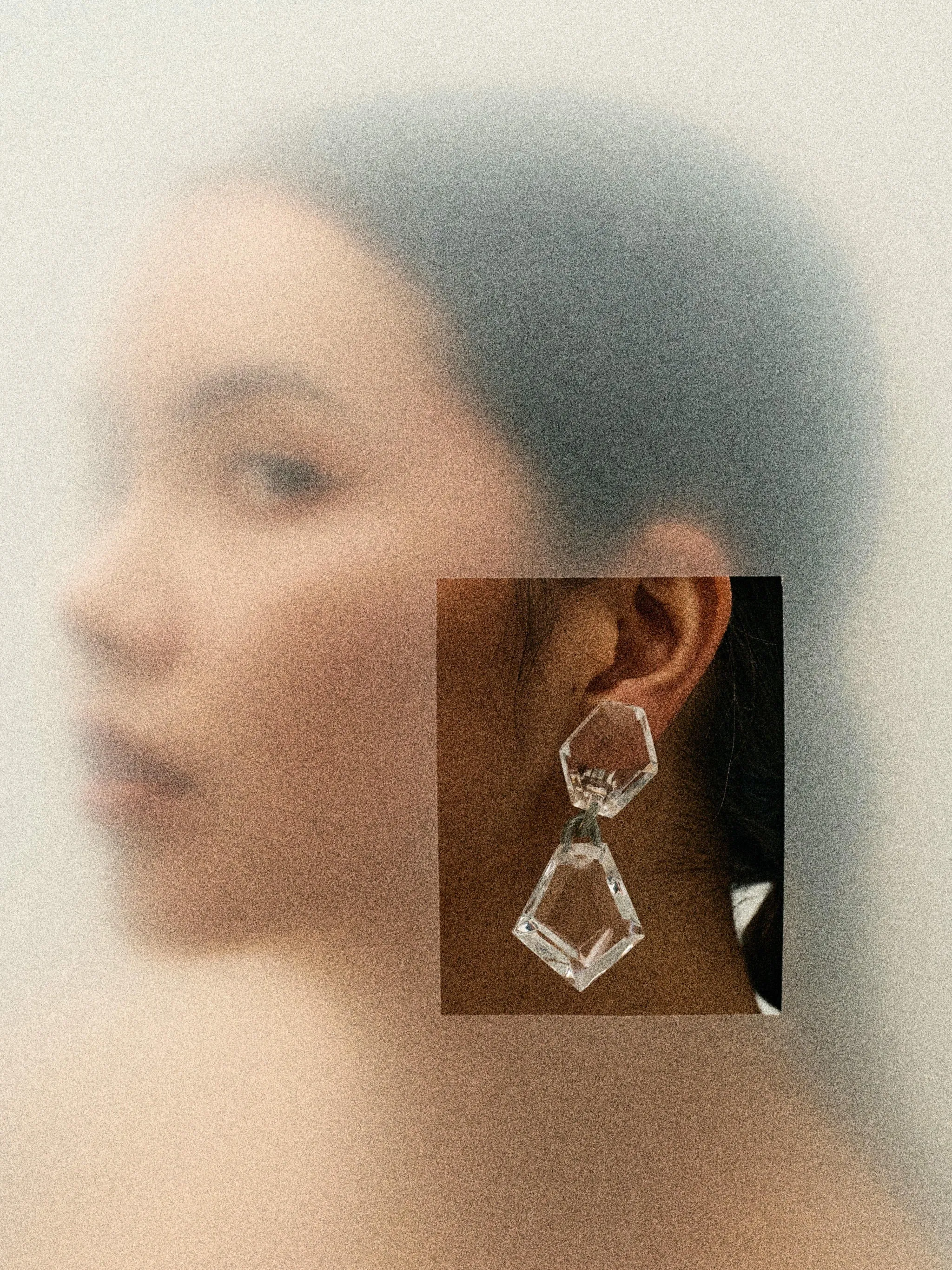 Faba earrings: acrylic, wire sold by Monies product image thumbnail 2