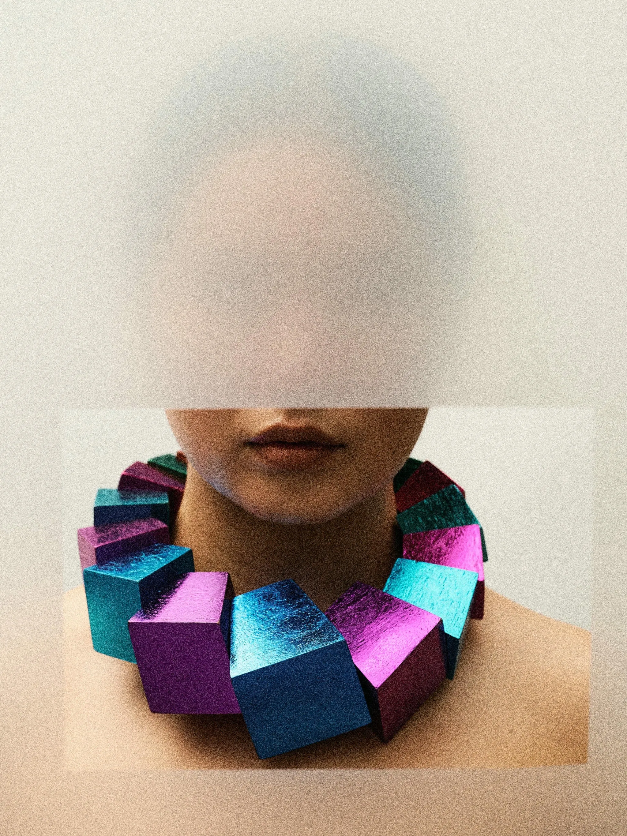 Solis necklace: acacia, metallic foil sold by Monies product image thumbnail 2