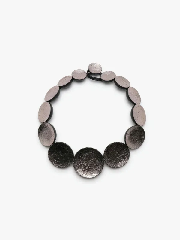 Glacia necklace: acacia, silverfoil sold by Monies