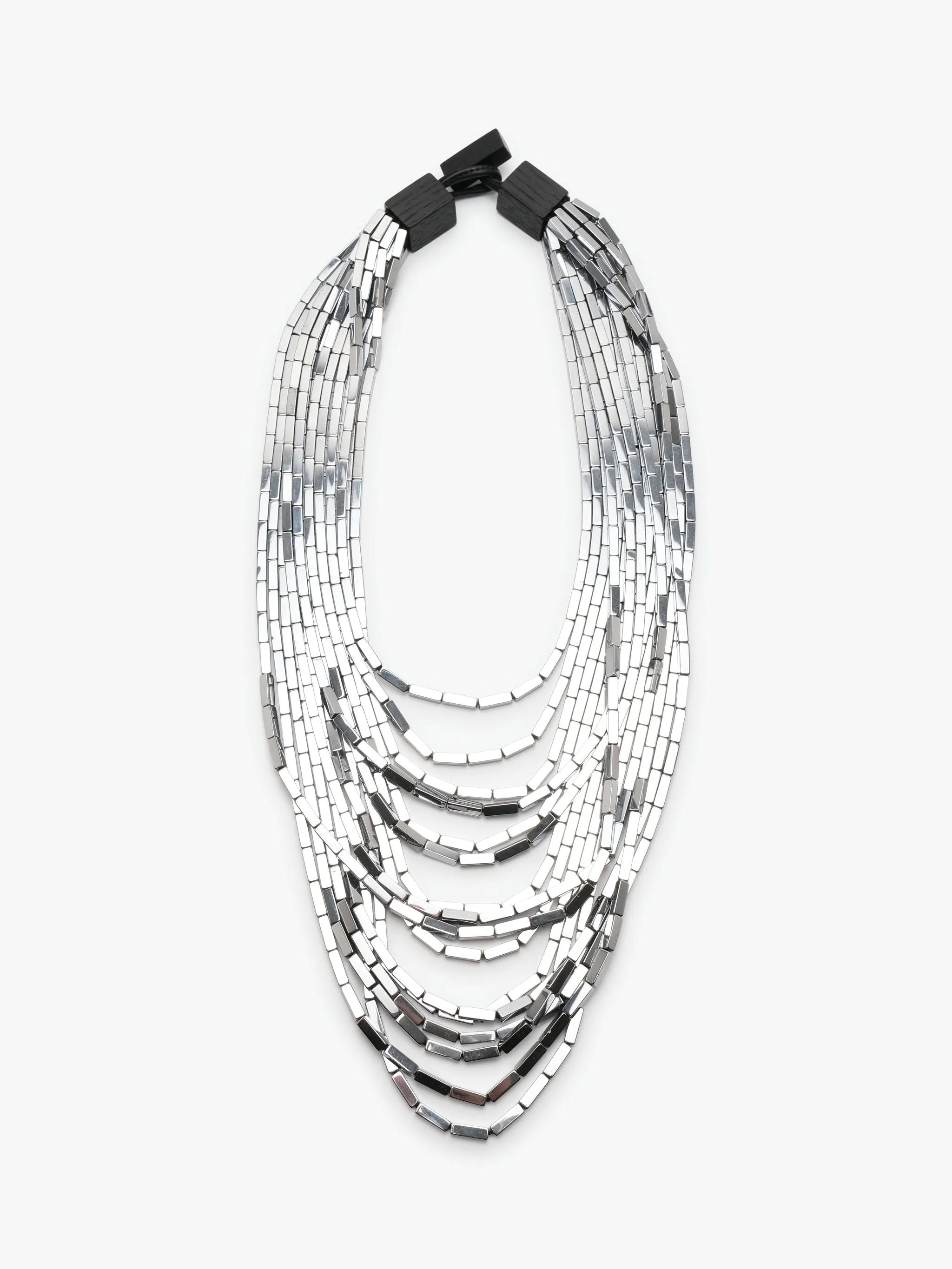 Silva necklace: hematite stone sold by Monies