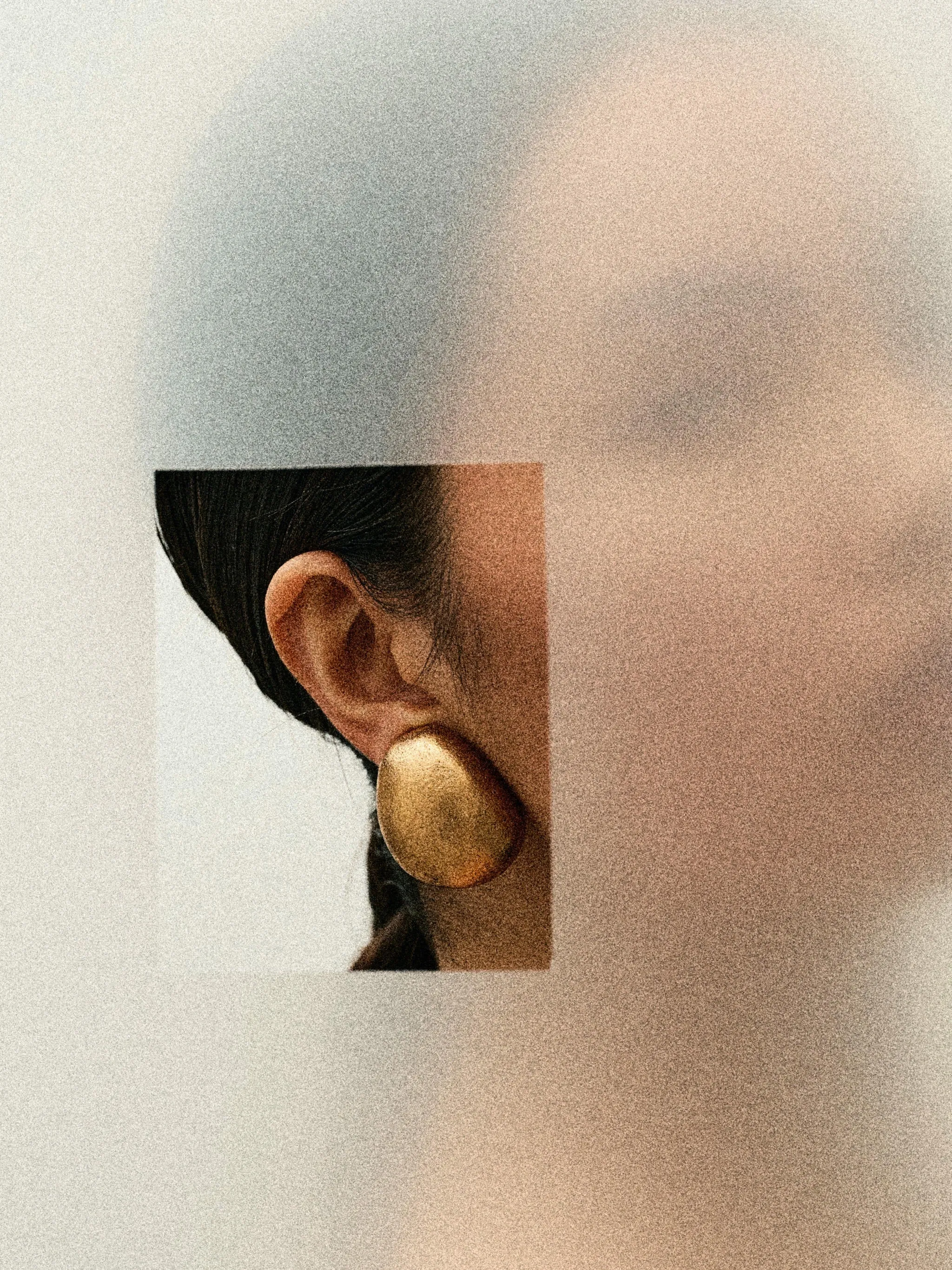 Corda earring: acacia, goldfoil sold by Monies product image thumbnail 2