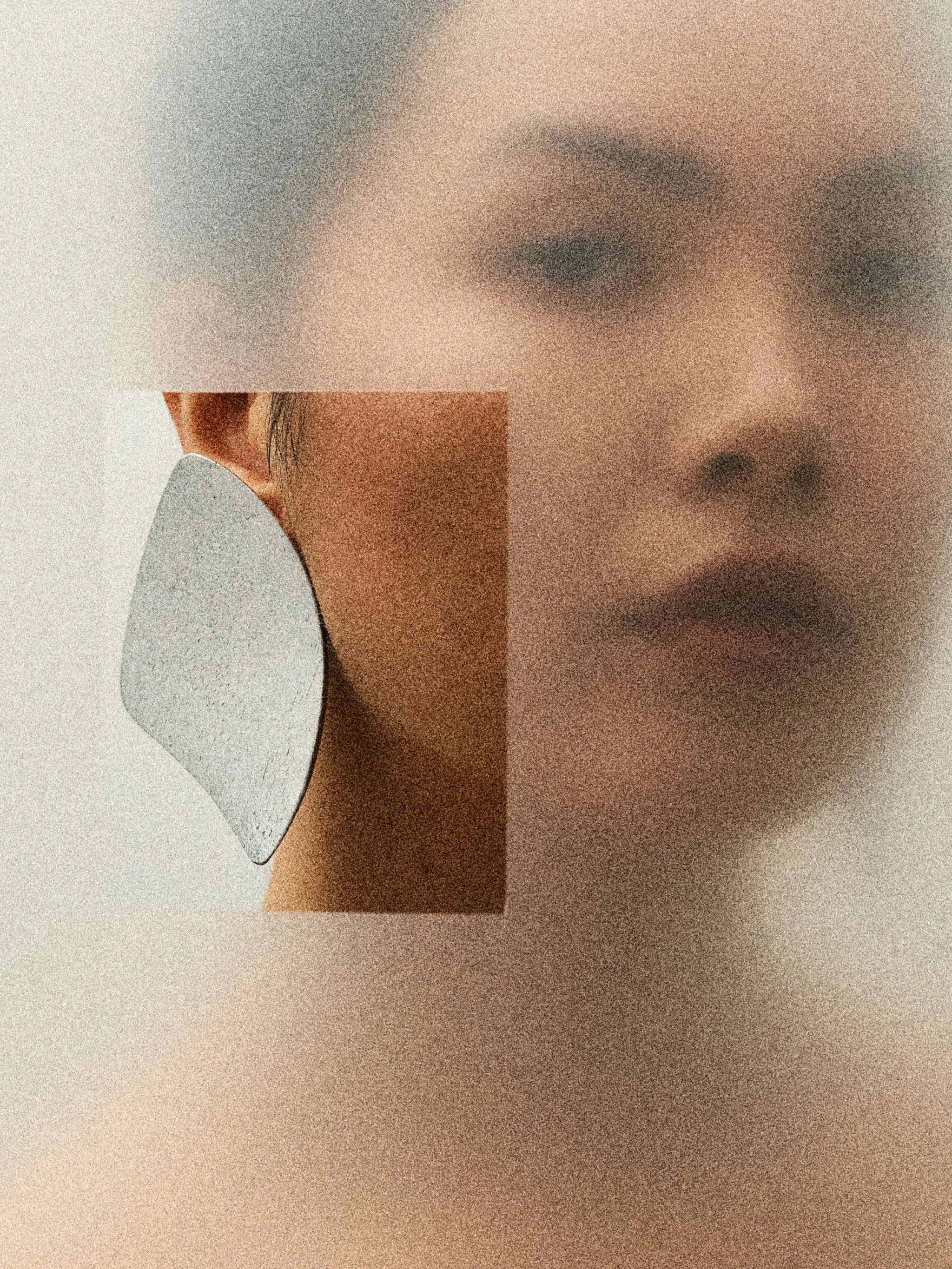 Riva earrings: acacia, silverfoil sold by Monies product image thumbnail 2