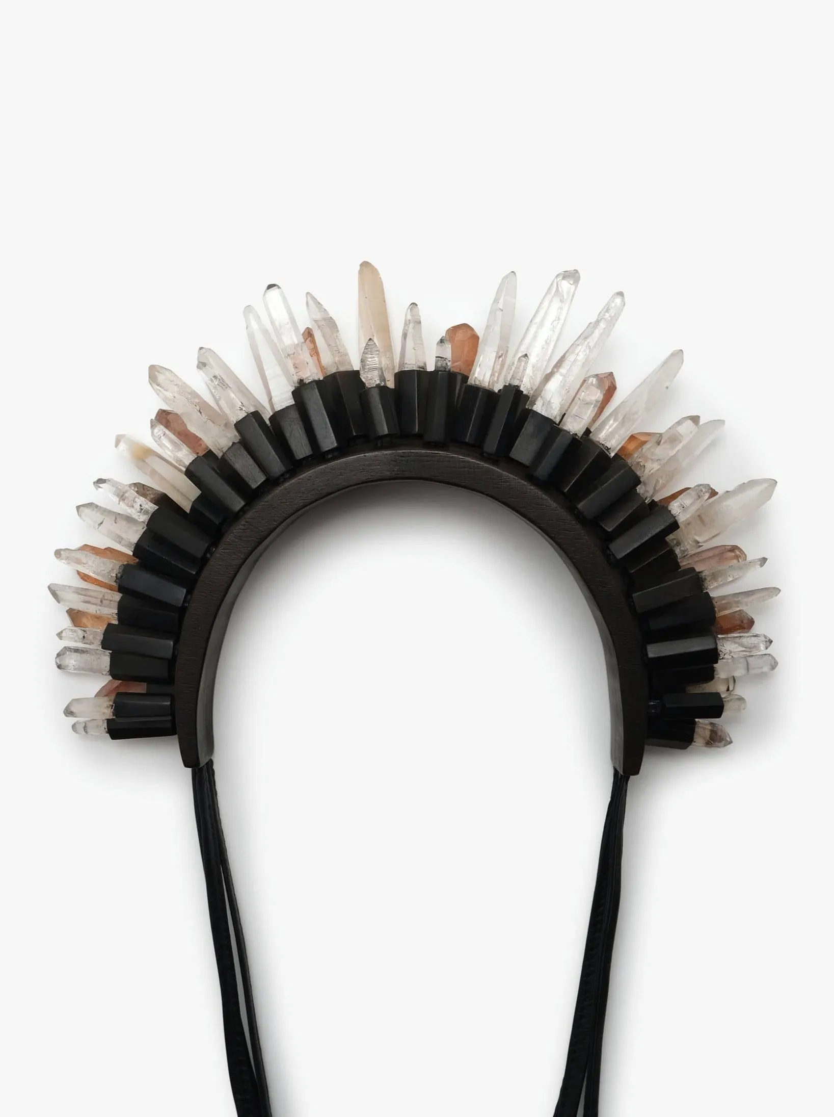 50th anniversary head piece: bog oak, mountain crystal sold by Monies product image thumbnail 3