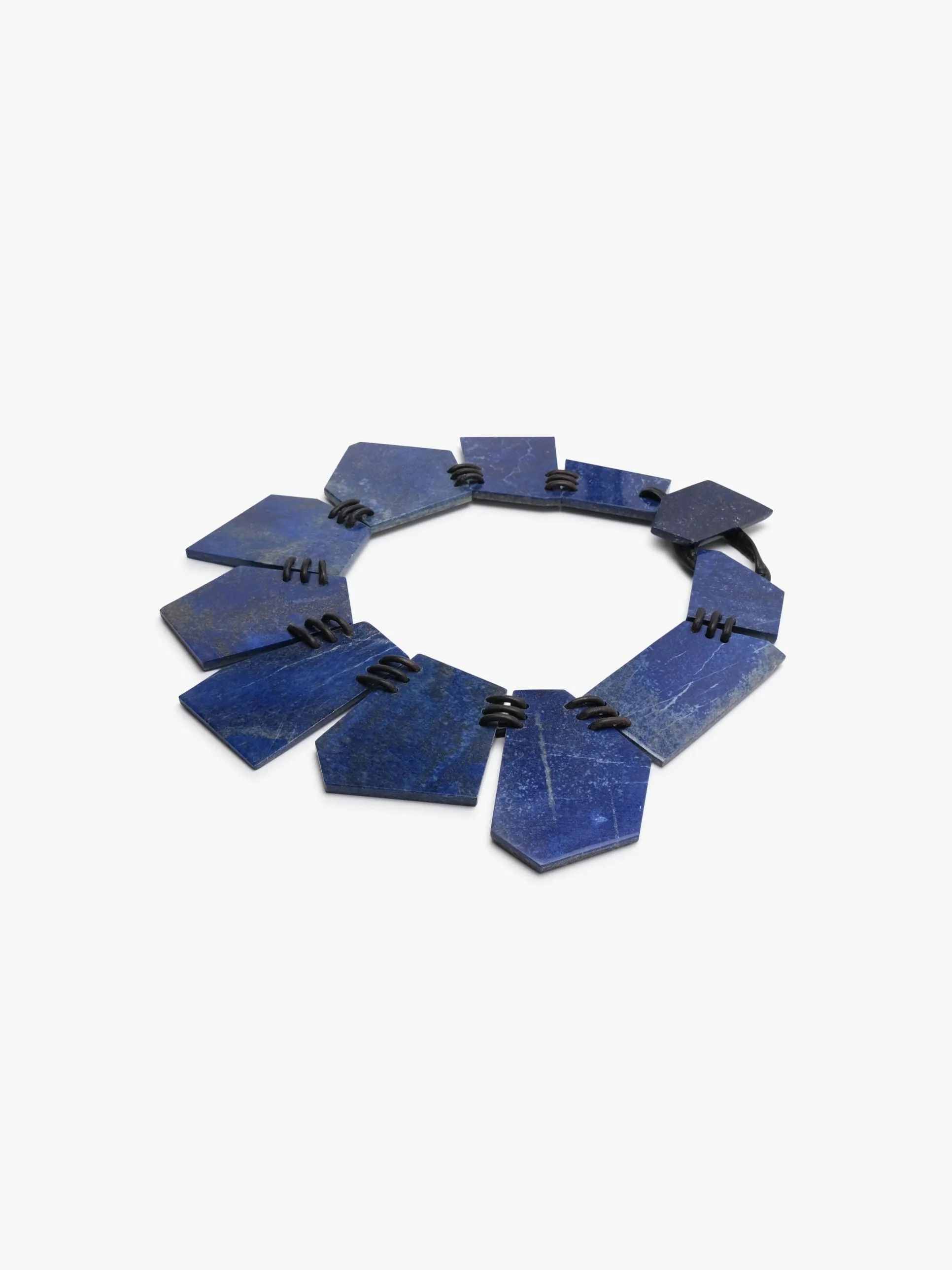 Necklace: lapis lazuli, leather sold by Monies product image thumbnail 3