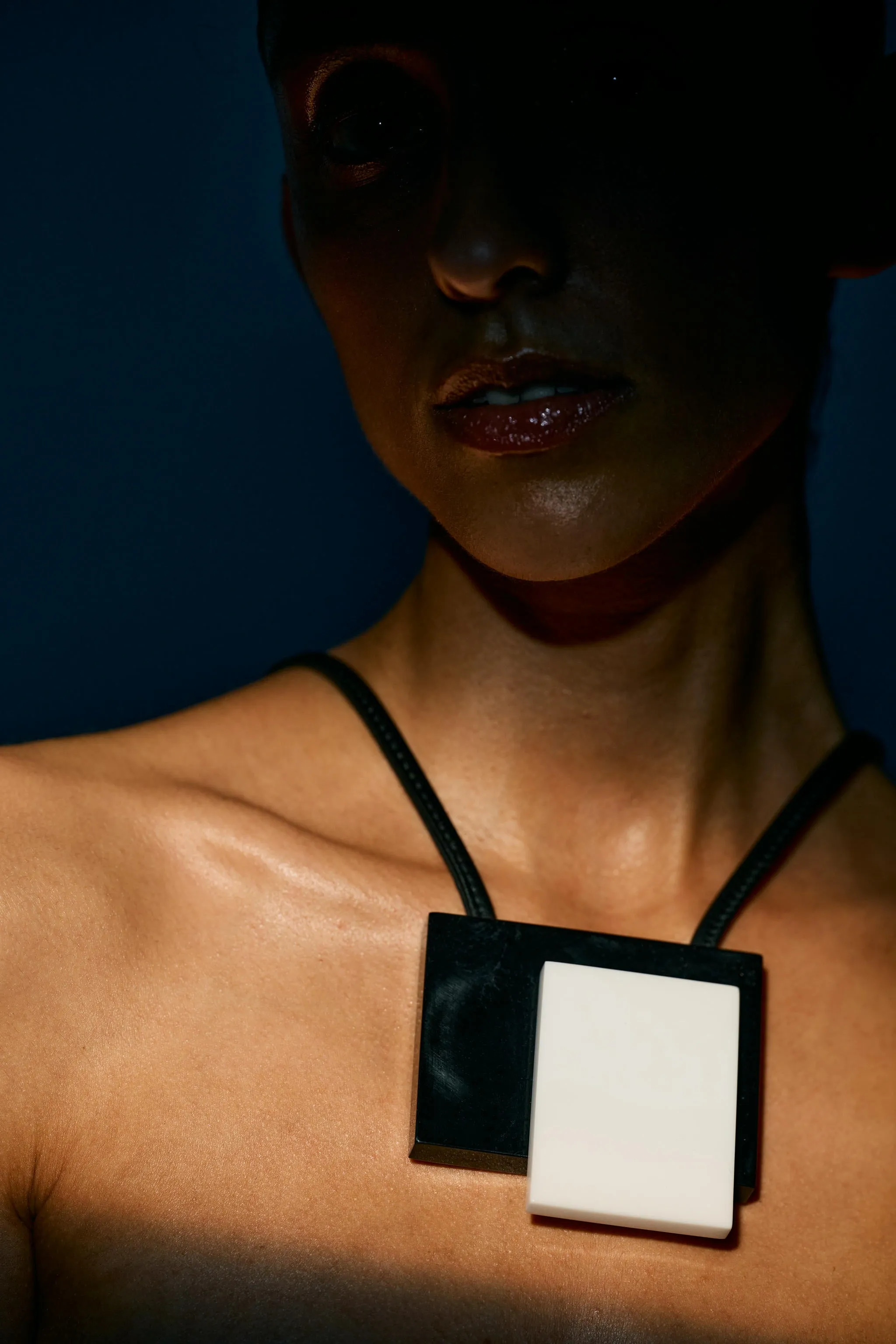 Wera pendant: black/white acrylic sold by Monies product image thumbnail 2