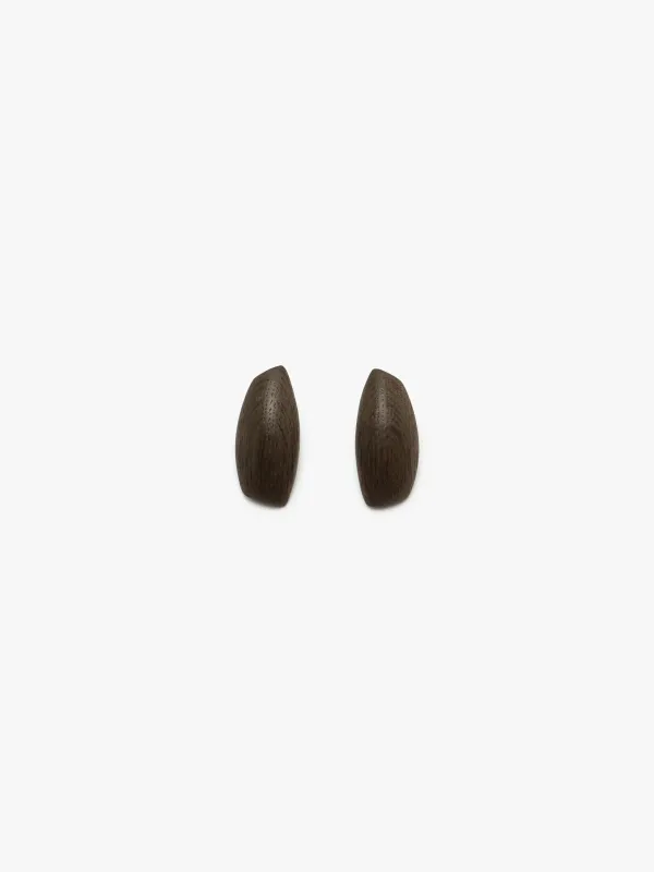 Maya stud earring: bog oak sold by Monies