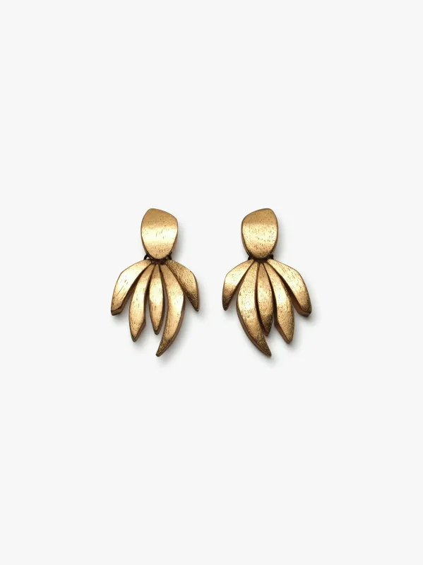 Tia earring: goldfoil sold by Monies