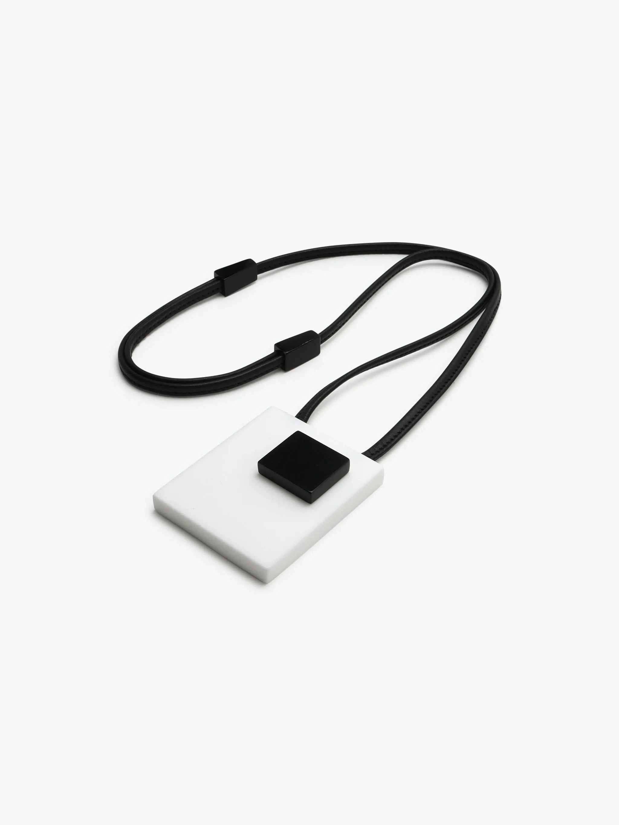 Fay pendant: black/white acrylic sold by Monies product image thumbnail 4