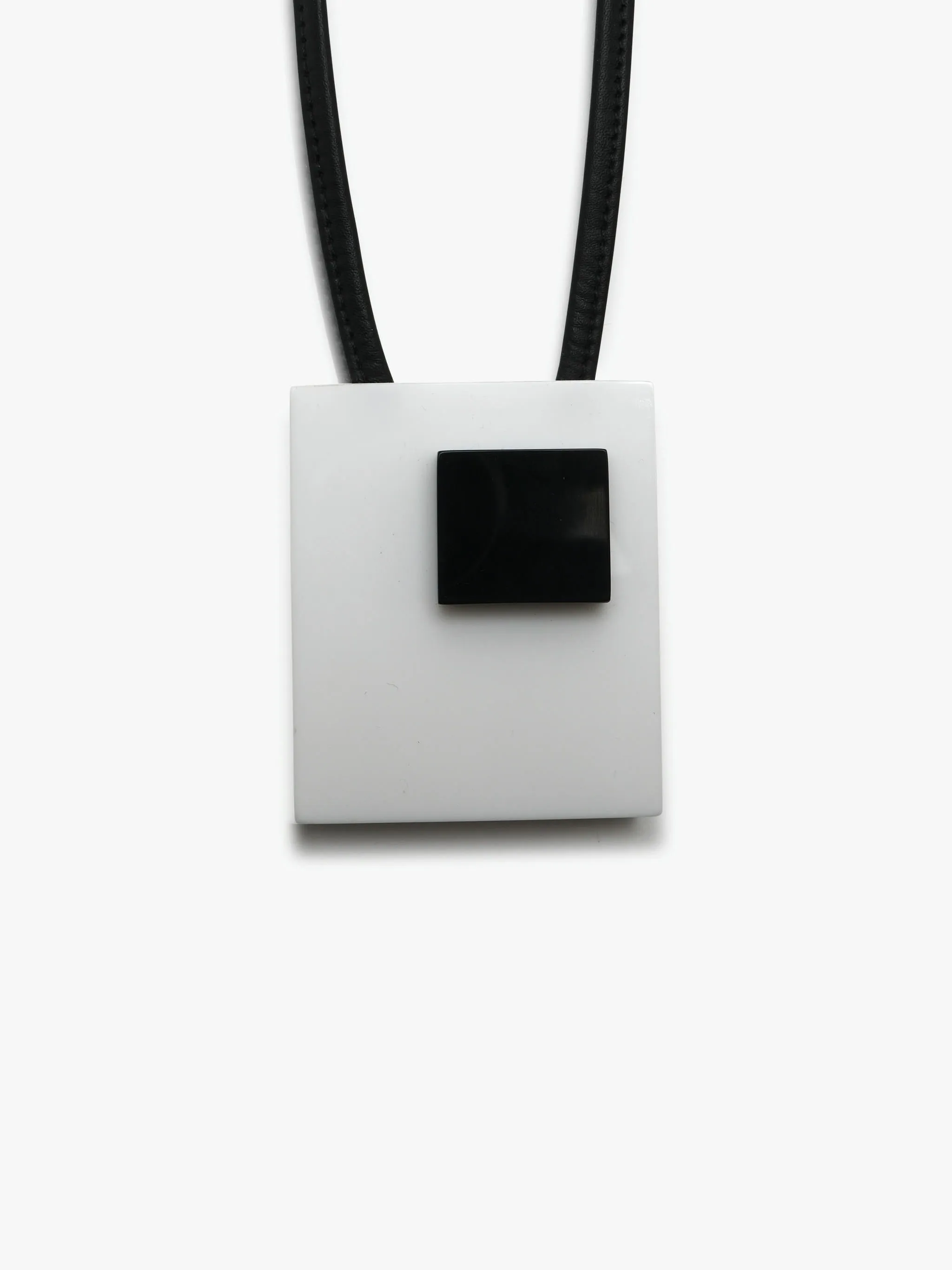 Fay pendant: black/white acrylic sold by Monies product image thumbnail 3