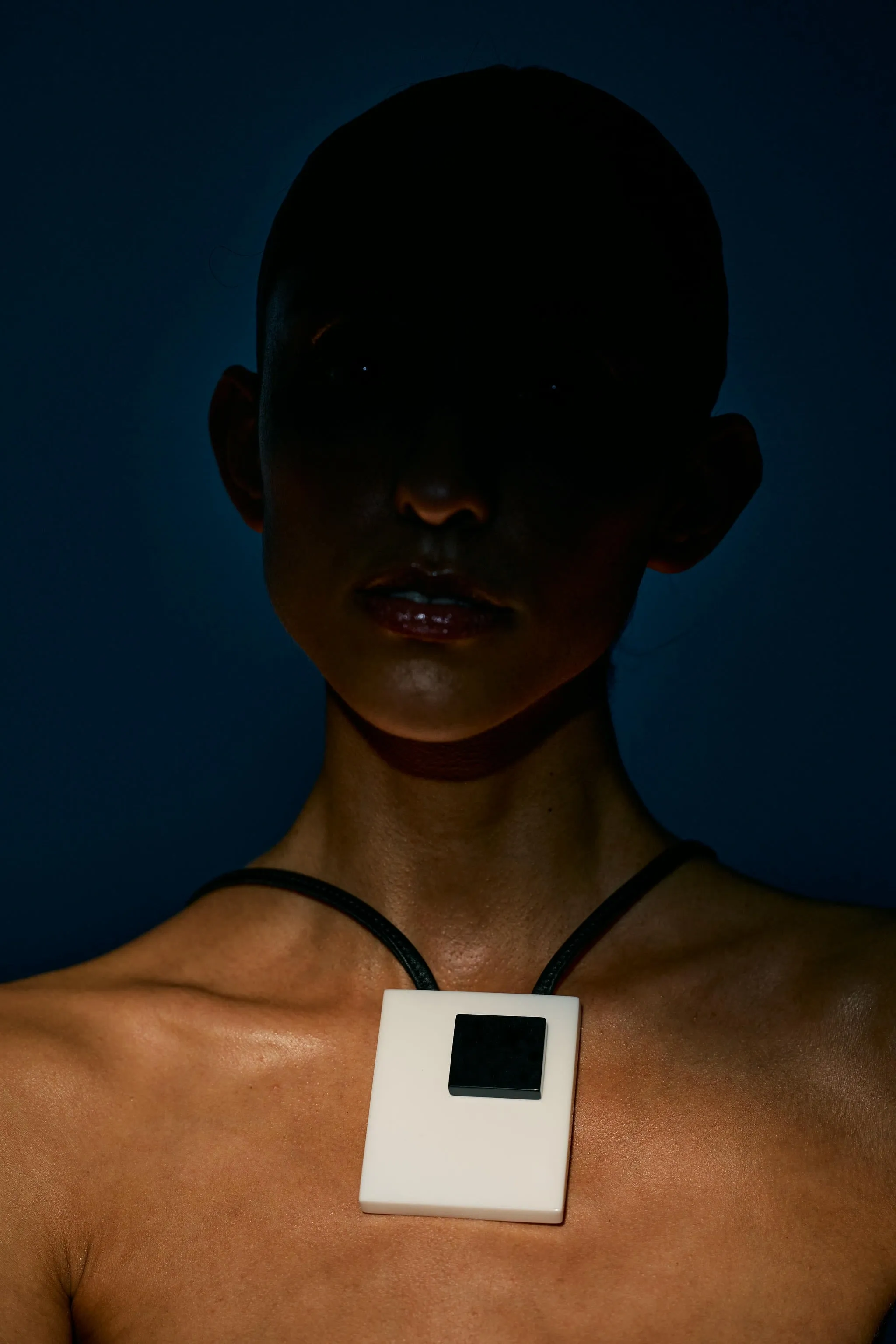 Fay pendant: black/white acrylic sold by Monies product image thumbnail 2