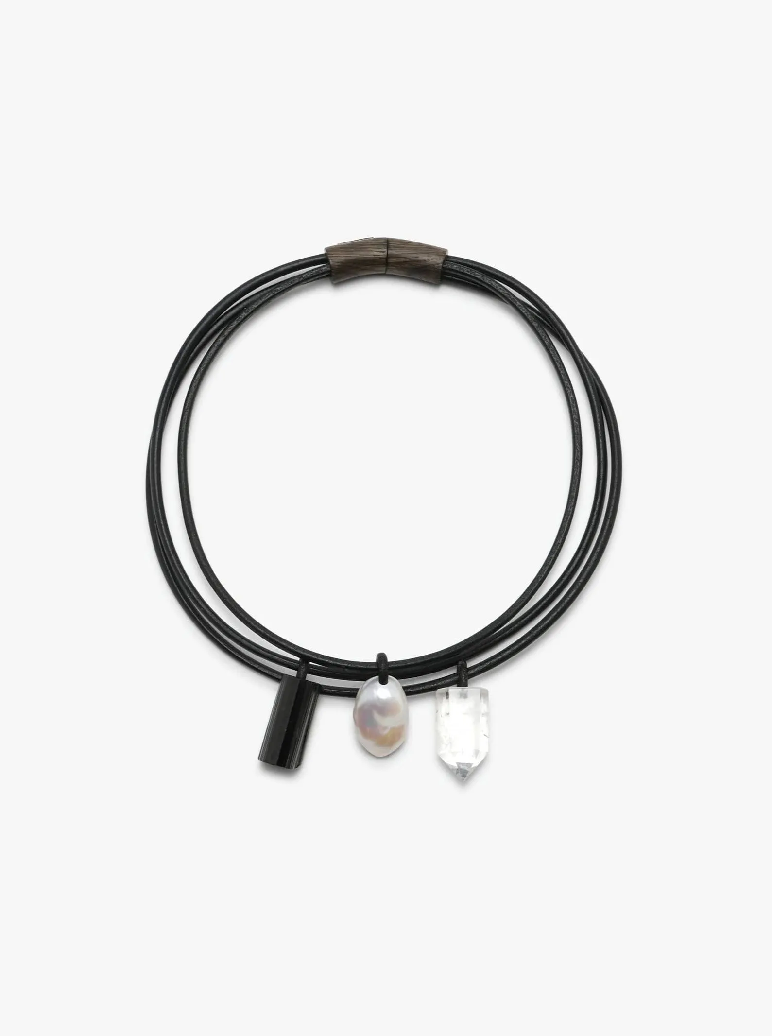 Marbre necklace: mixed materials sold by Monies