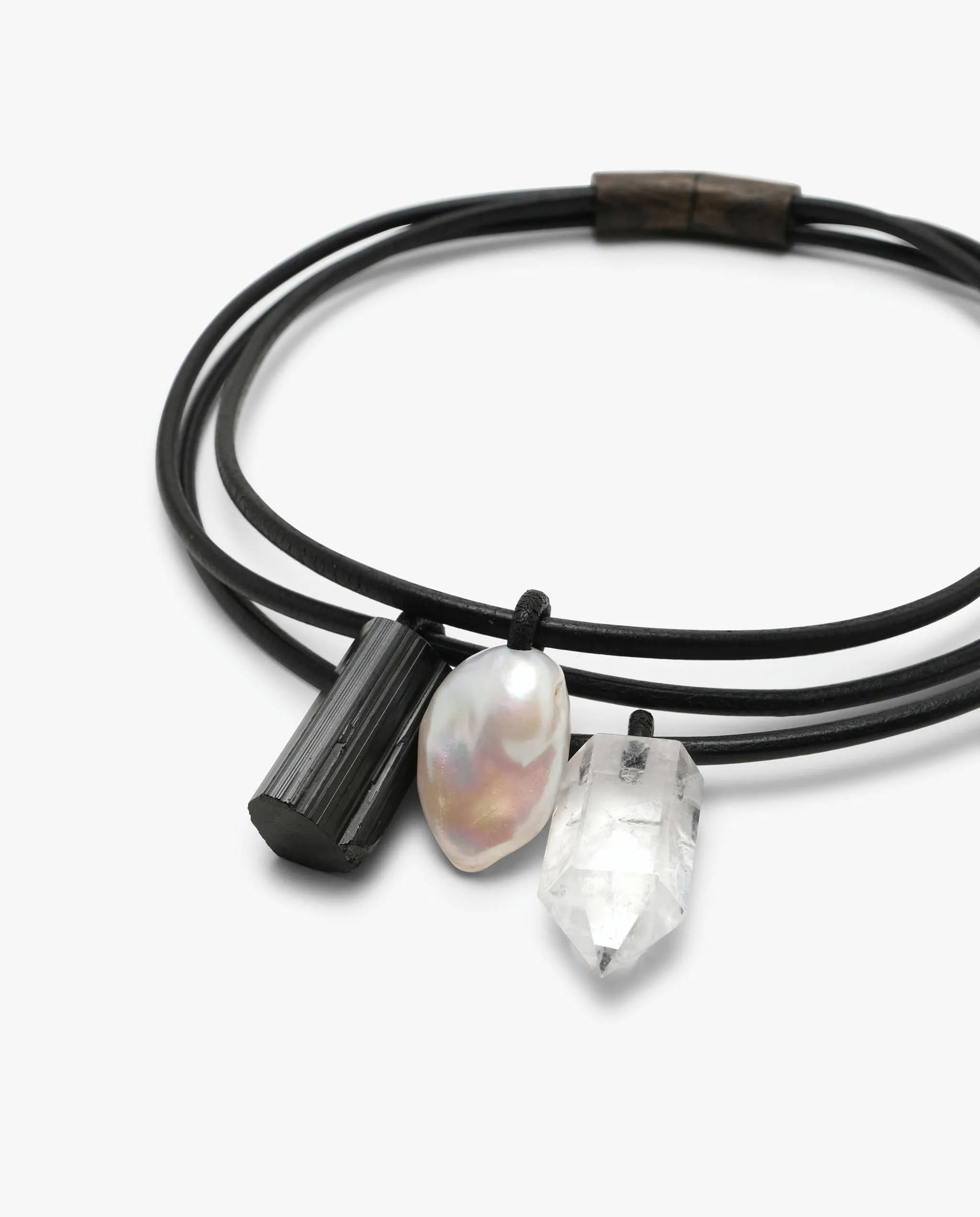 Marbre necklace: mixed materials sold by Monies product image thumbnail 3