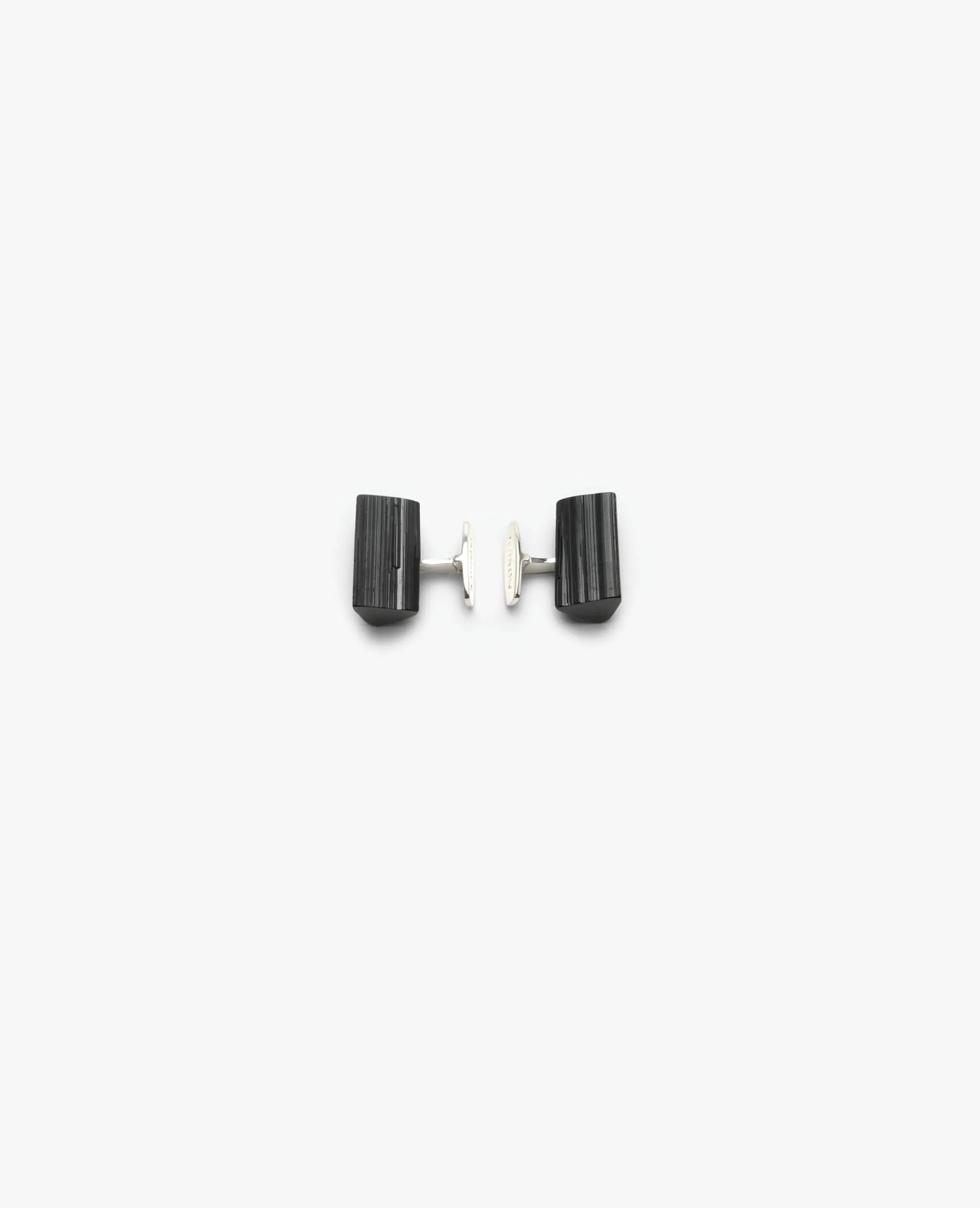 Noir cuff links: black tourmaline sold by Monies product image thumbnail 3