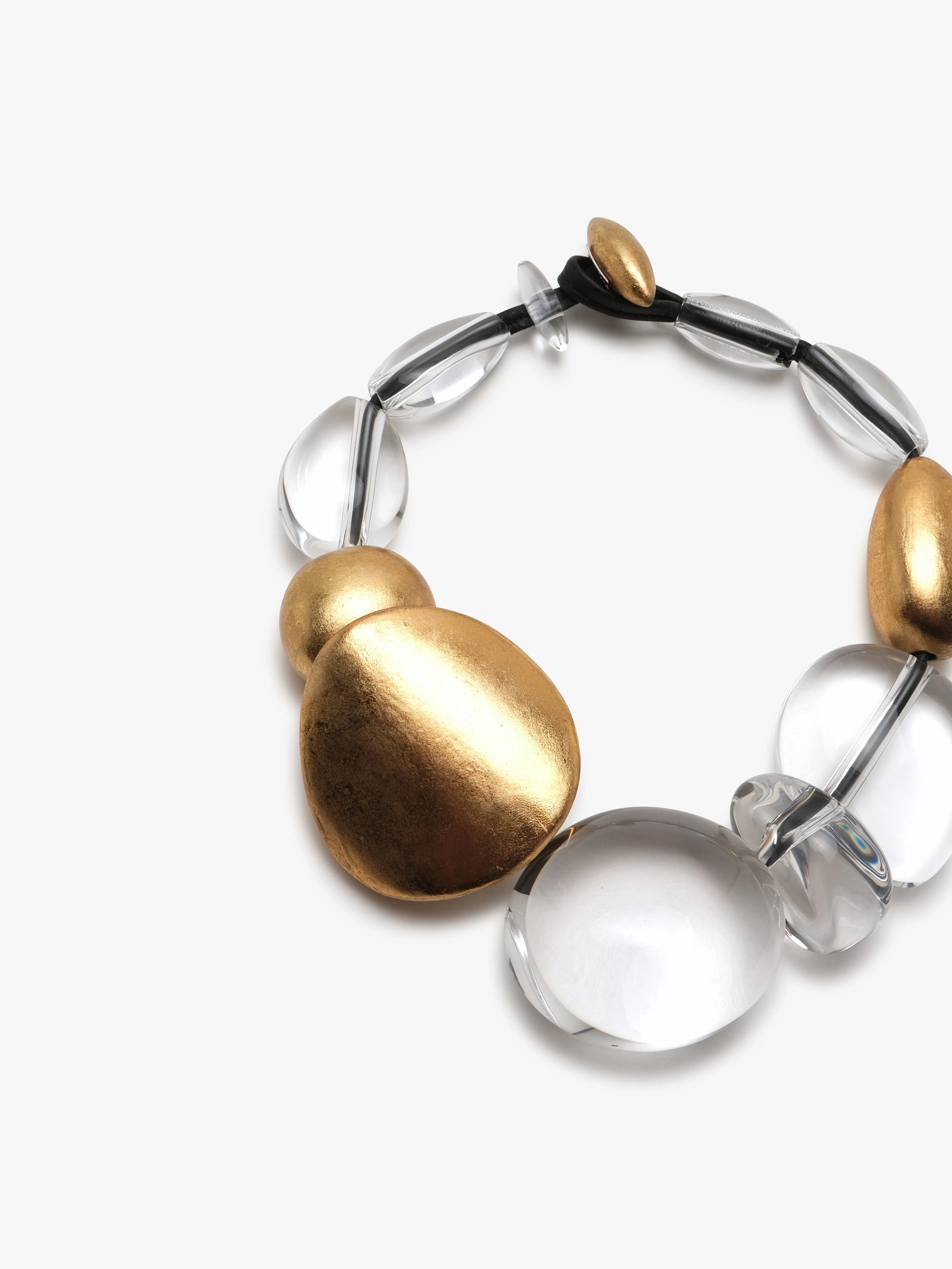 Sydney necklace: goldfoil, acrylic sold by Monies product image thumbnail 4