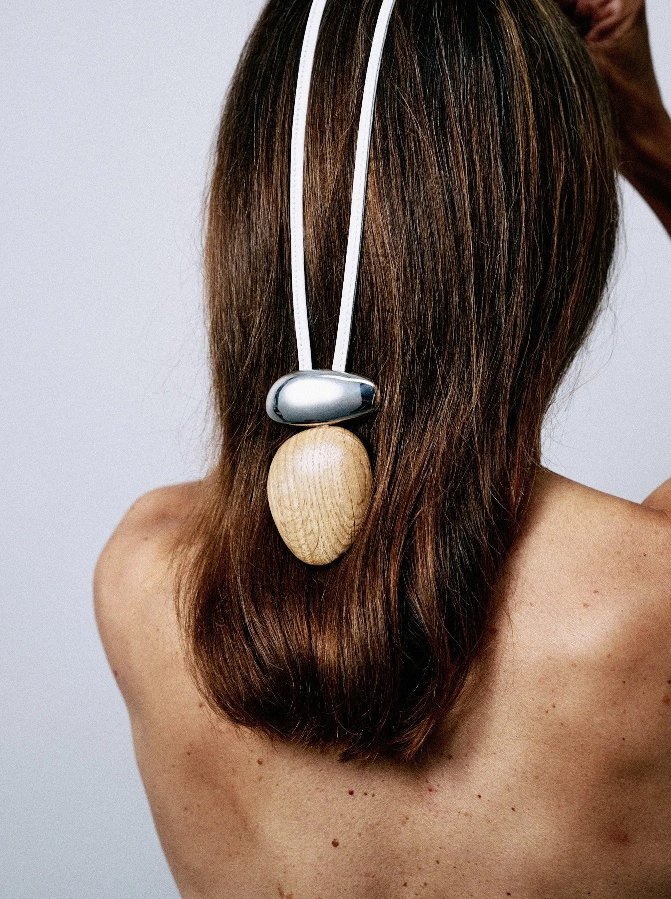 Anniversary pendant: oak, sterling silver, leather sold by Monies product image thumbnail 3