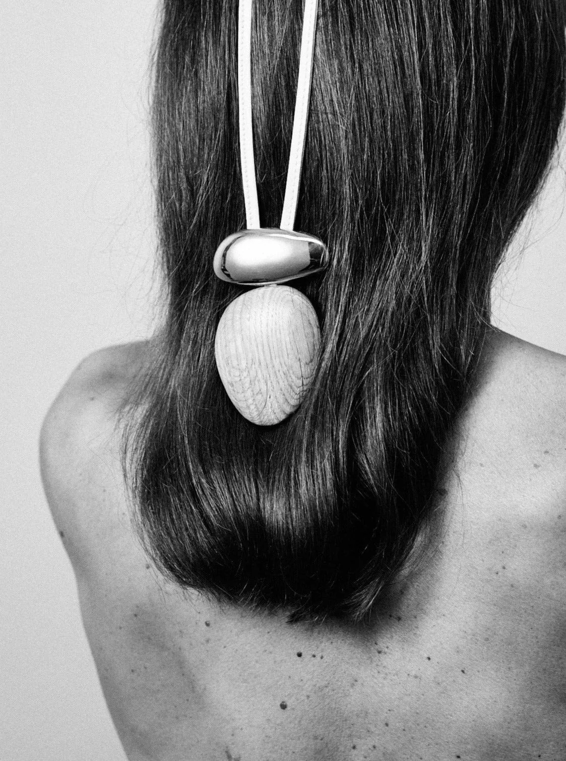 Anniversary pendant: oak, sterling silver, leather sold by Monies product image thumbnail 2