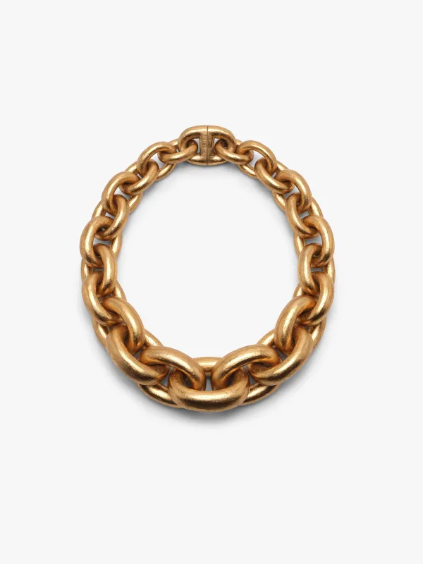 Delhi necklace: acacia, goldfoil sold by Monies