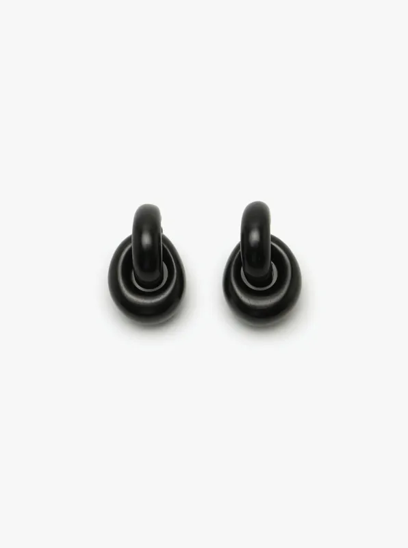Havana earrings: black acacia sold by Monies