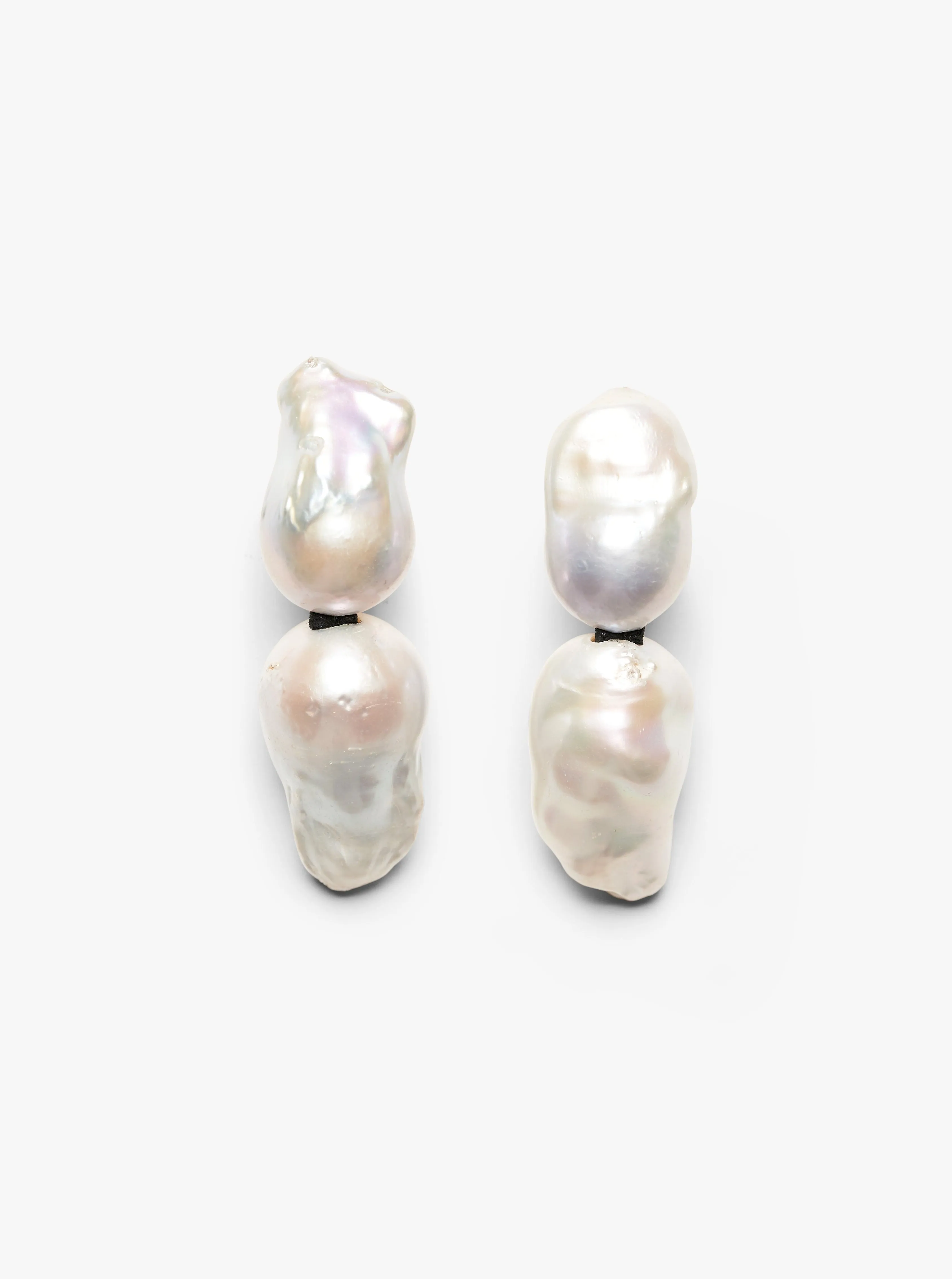 Sable earrings: double baroque pearls sold by Monies product image thumbnail 3