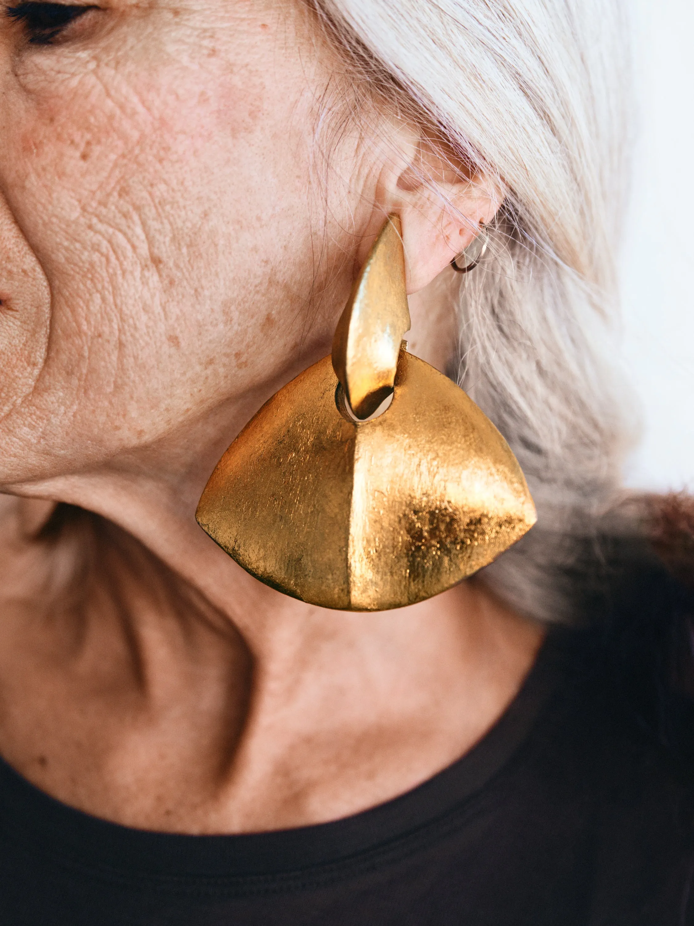 Florence earring: acacia, goldfoil sold by Monies product image thumbnail 2