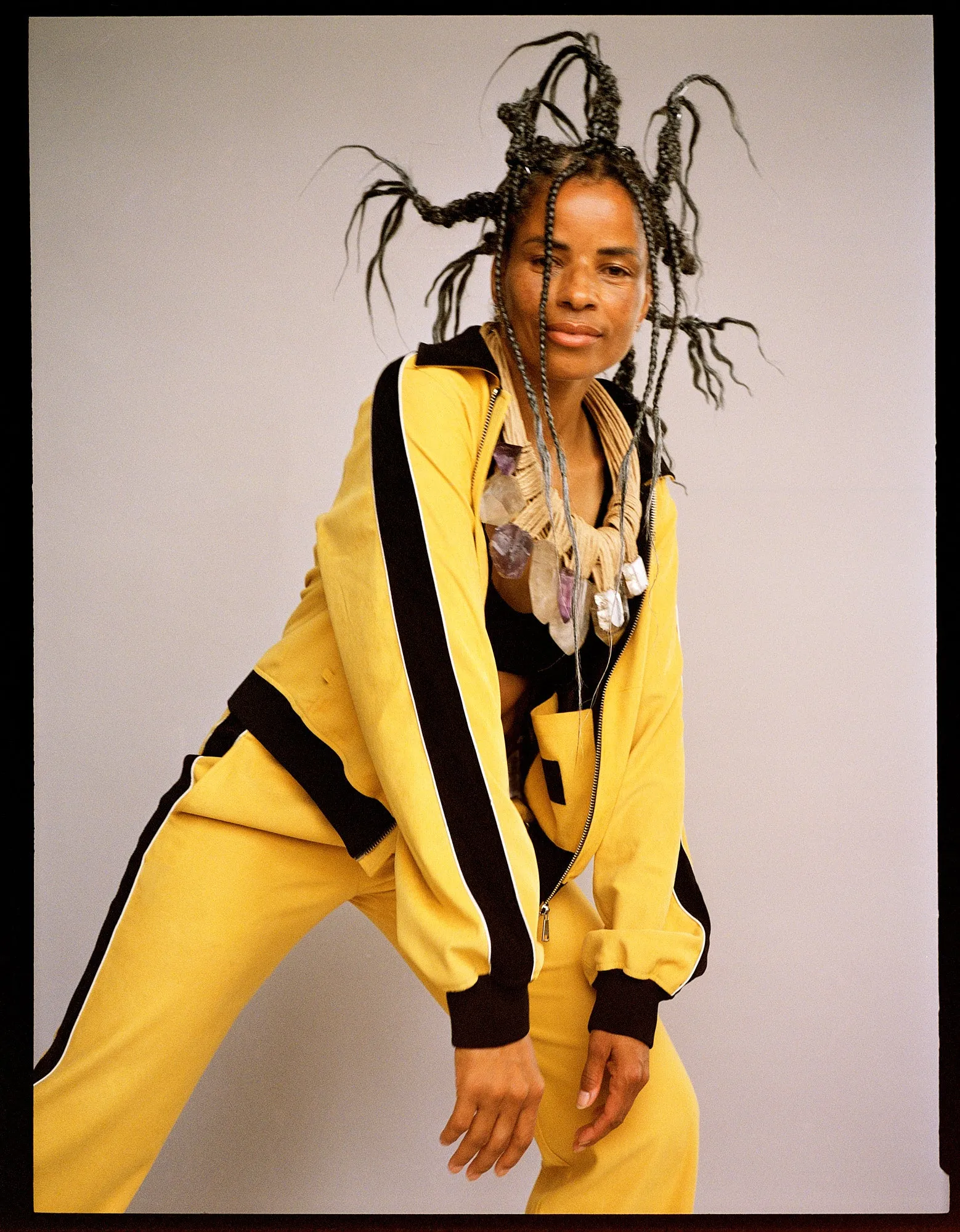 50th anniversary necklace: amethyst, crystal, quartz sold by Monies product image thumbnail 5