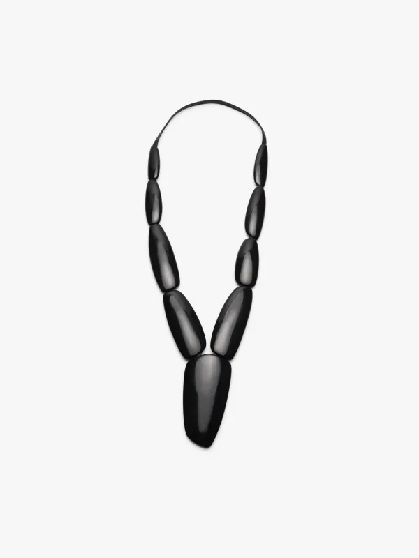 Isma necklace black sold by Monies