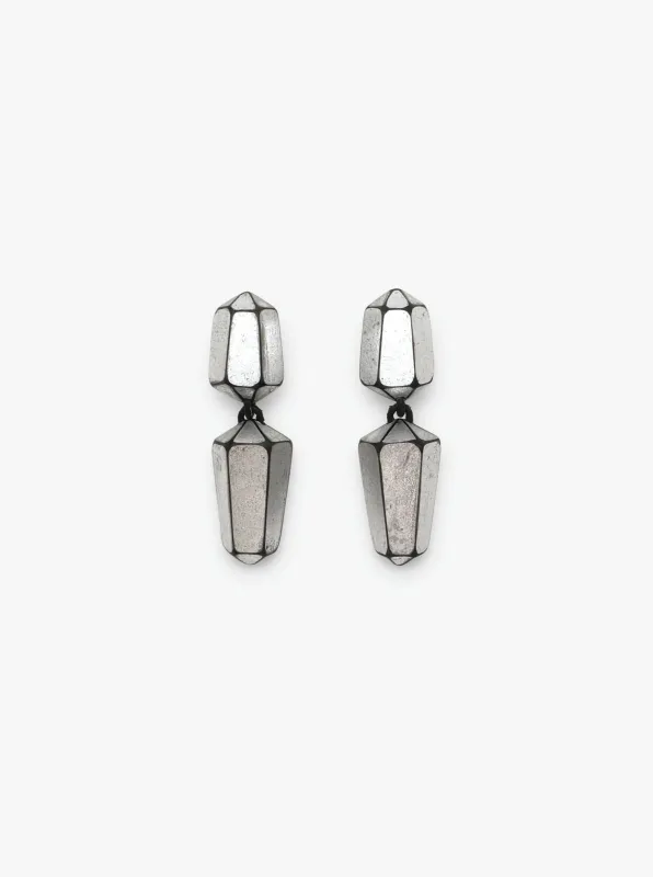 Verida earclips silver sold by Monies
