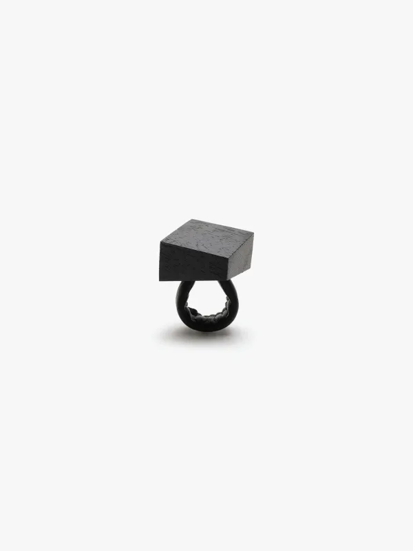 Cinis ring: black acacia sold by Monies