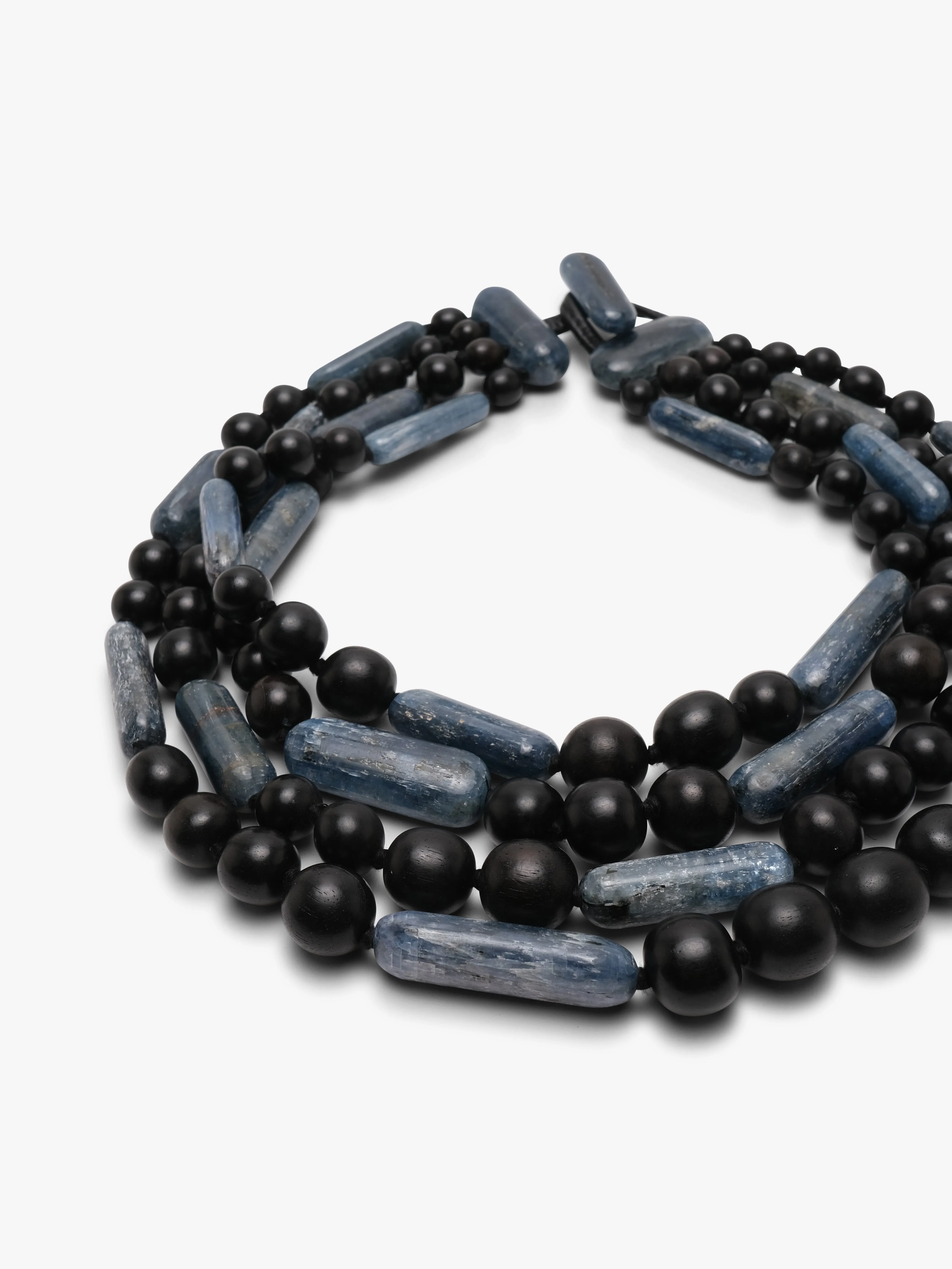 Necklace: kyanite, ebony sold by Monies product image thumbnail 2