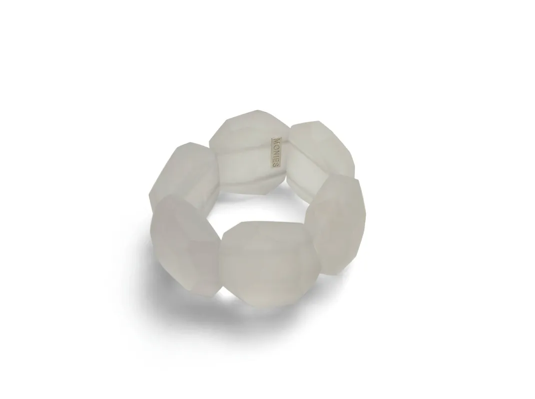 Bracelet in matte acrylic made by Monies
