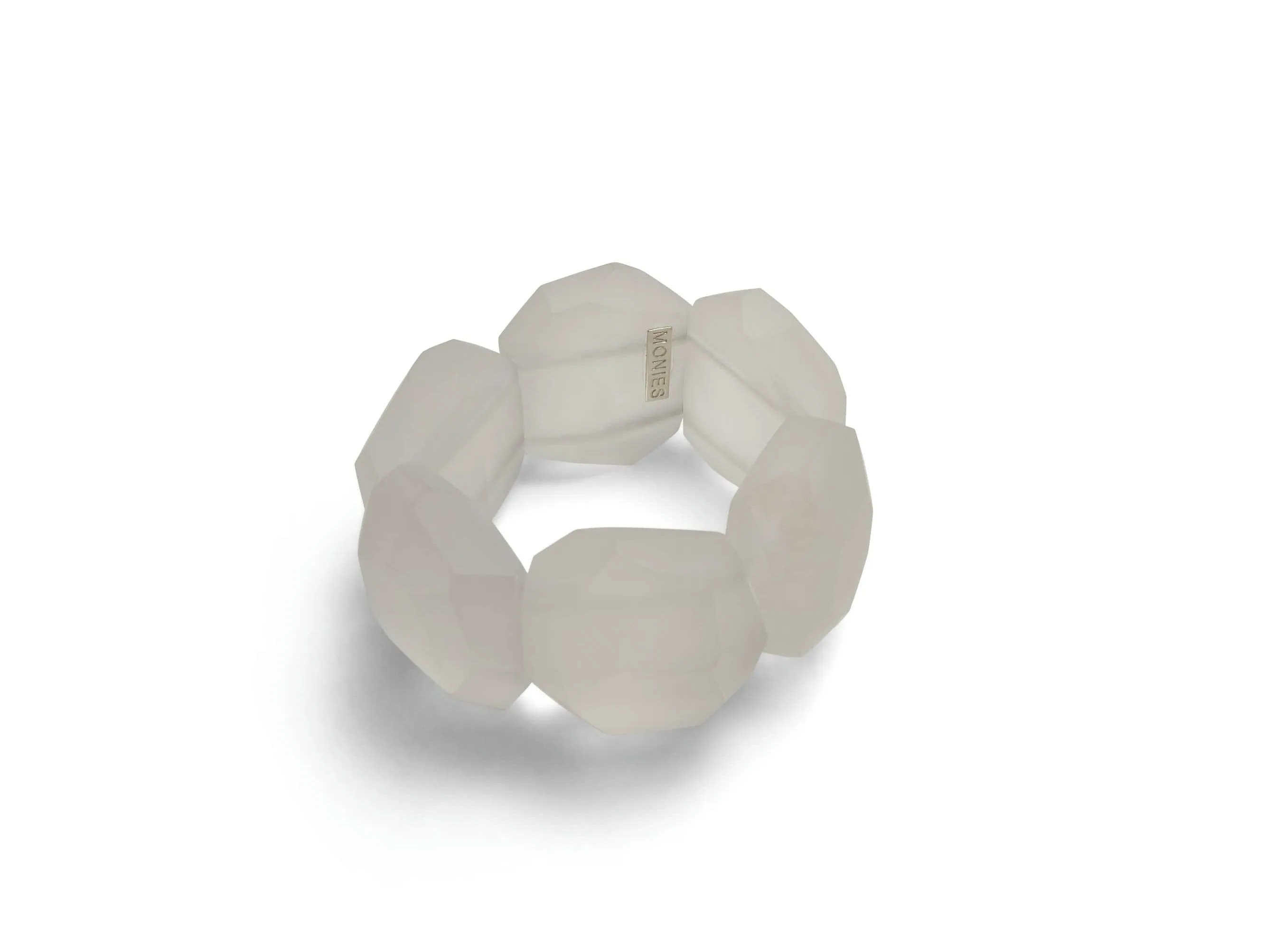 Bracelet in matte acrylic sold by Monies