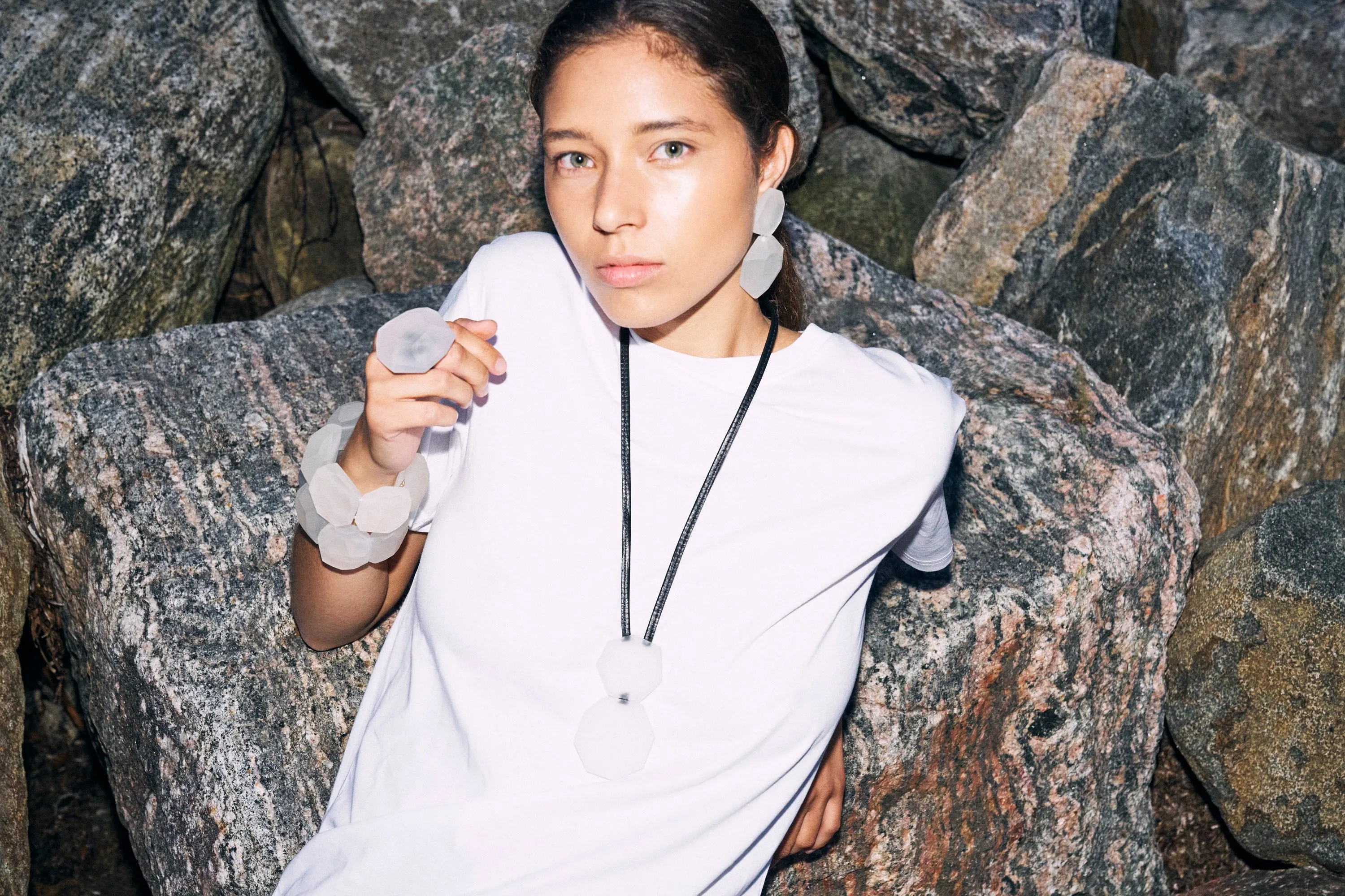 Bracelet in matte acrylic sold by Monies product image thumbnail 2