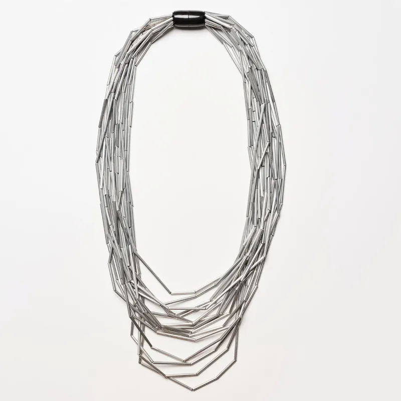Oslo necklace: aluminum sold by Monies