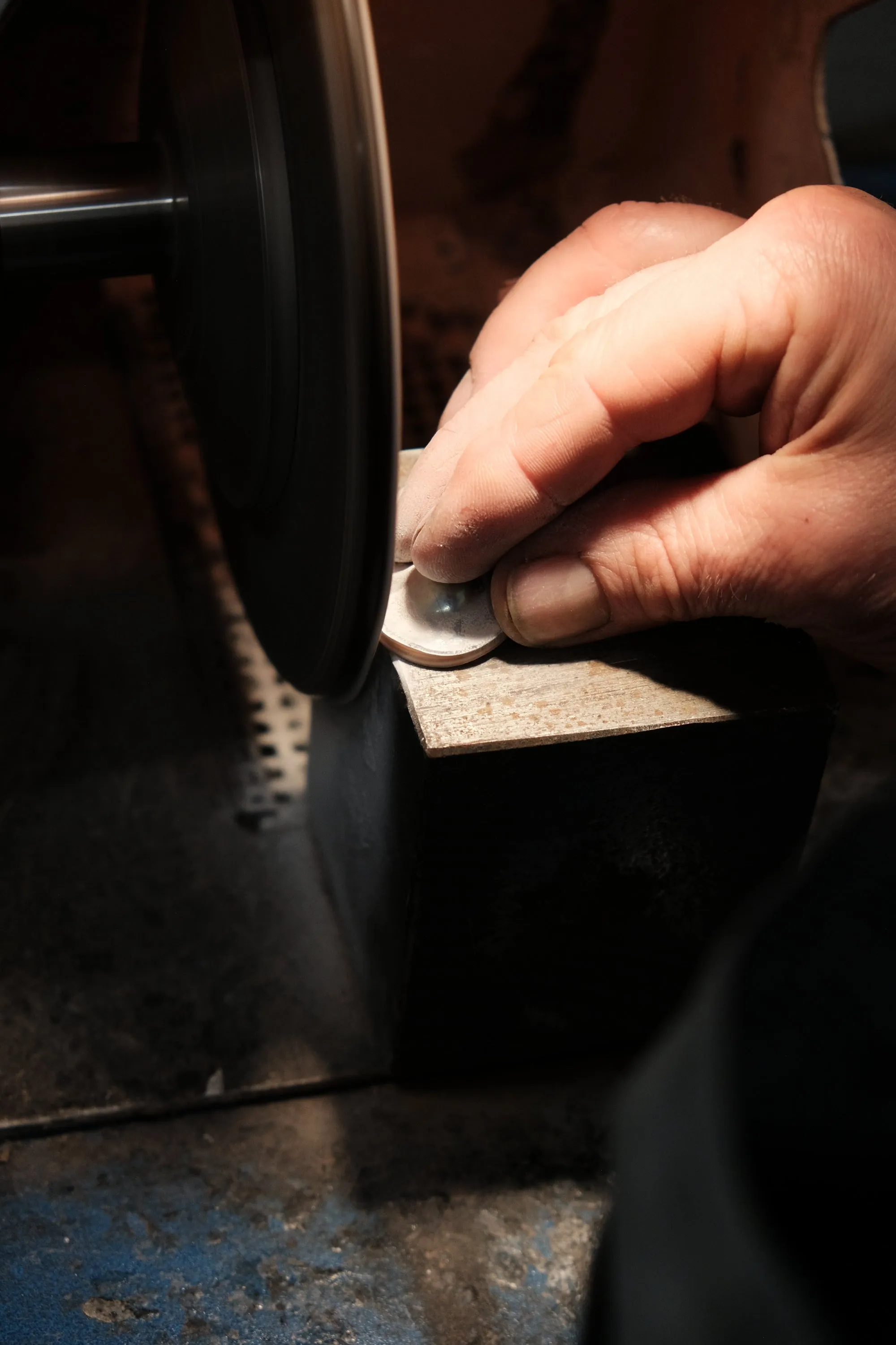 Earrings: Mabé pearl, light oak sold by Monies product image thumbnail 5