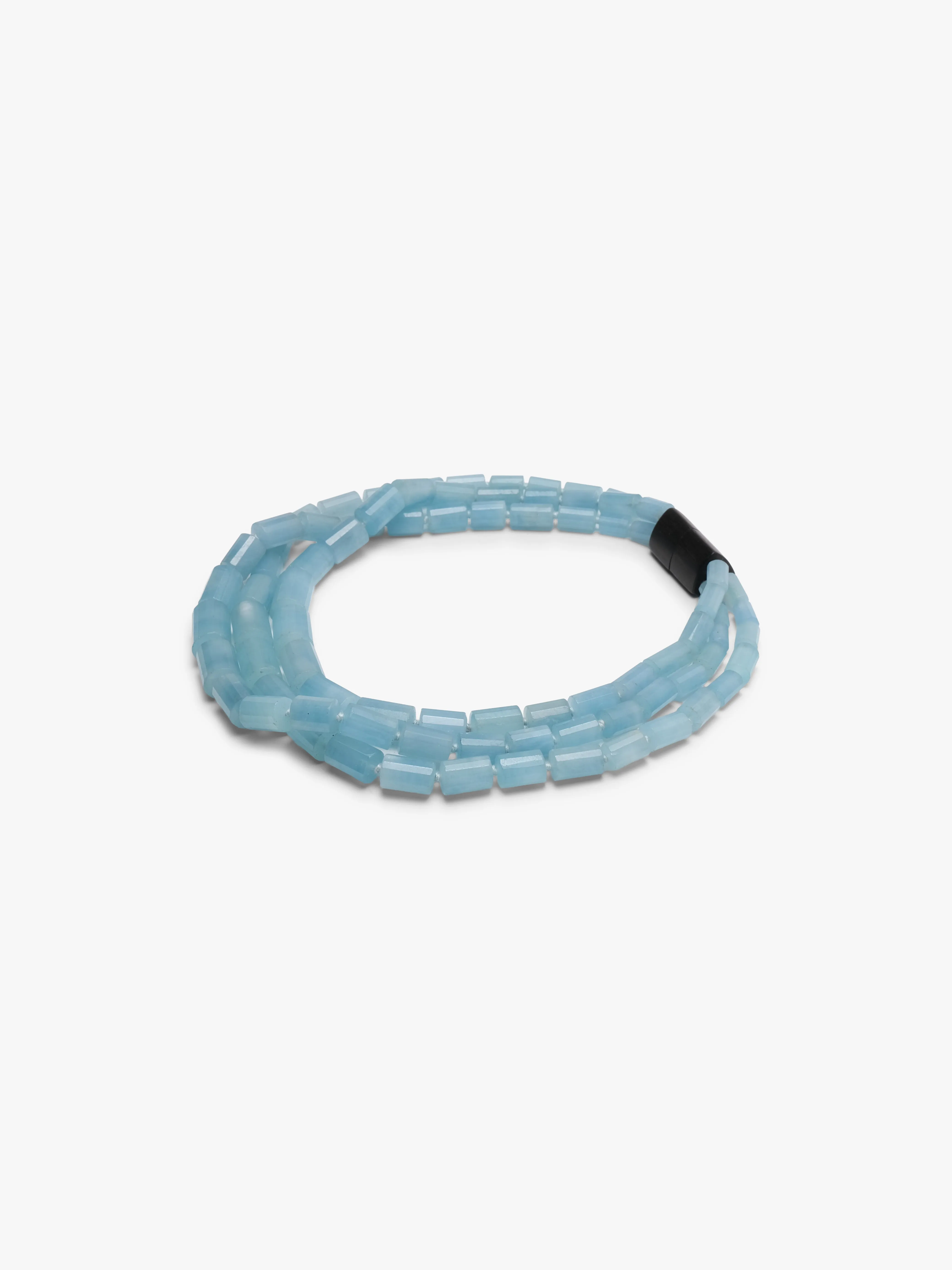 Necklace: aquamarine, ebony sold by Monies product image thumbnail 3