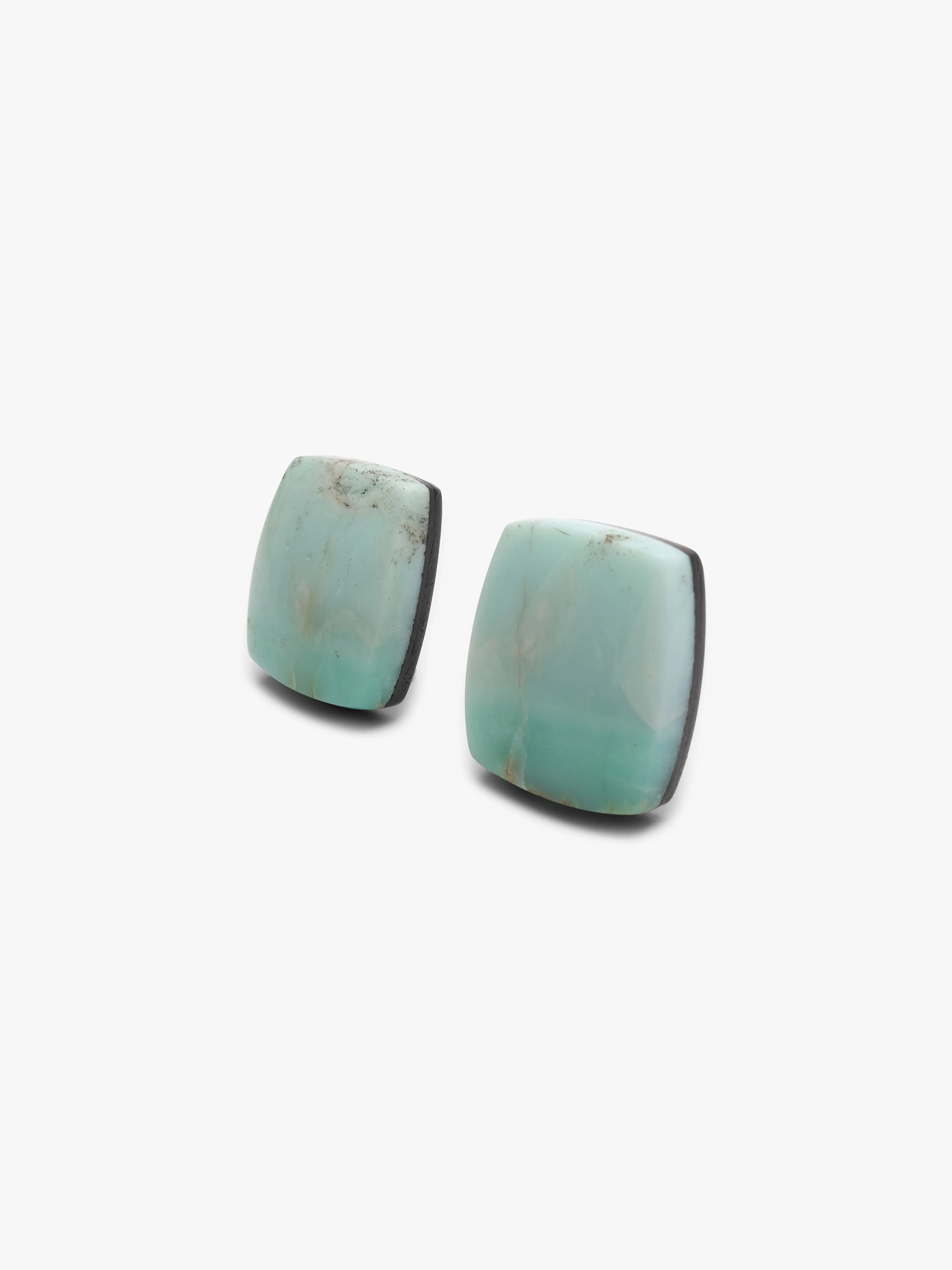 Earrings: chalcedony, leather sold by Monies product image thumbnail 2