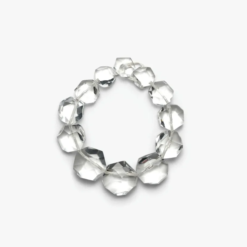 Lucinda necklace: clear acrylic sold by Monies