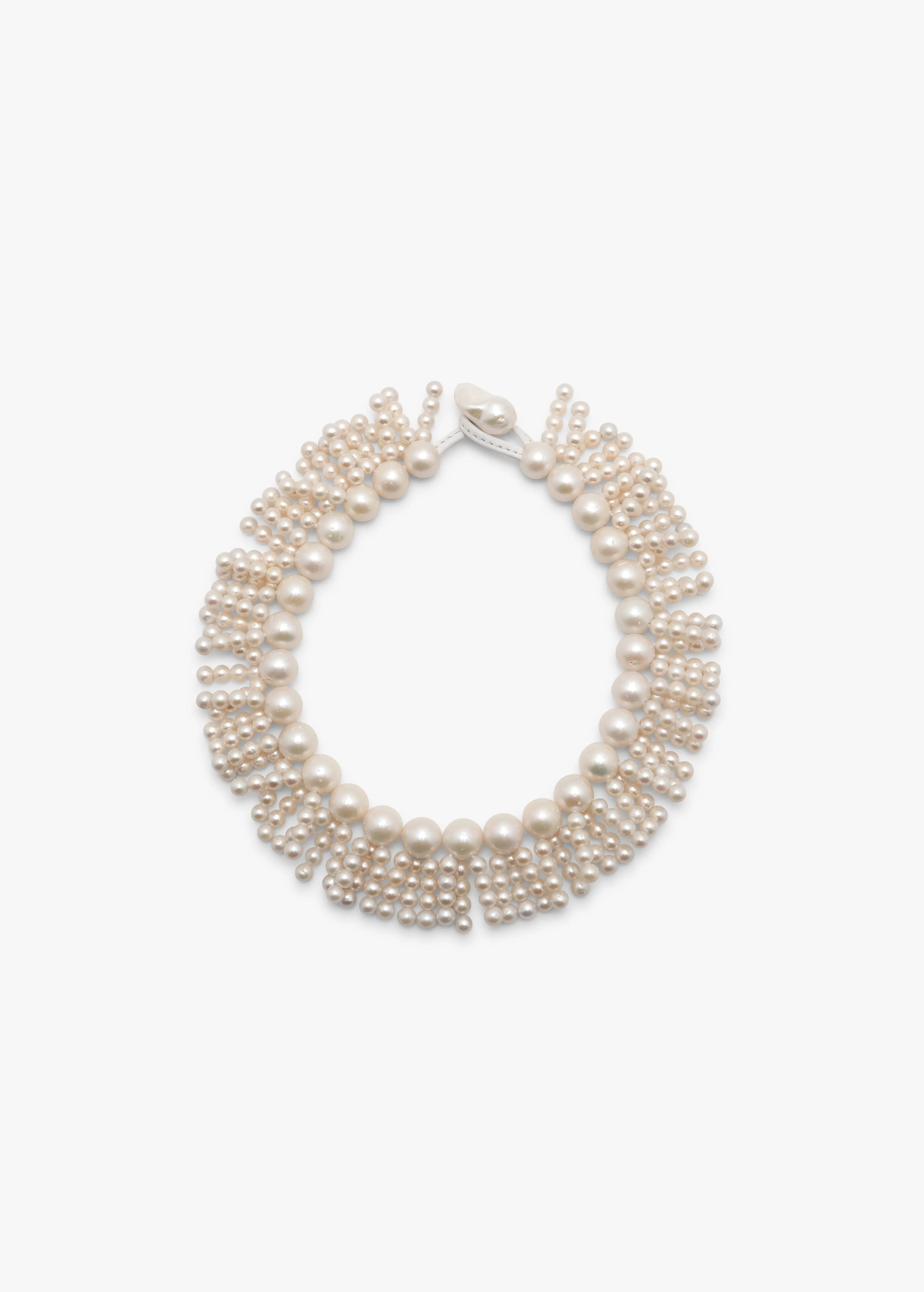 Necklace: freshwater pearls sold by Monies