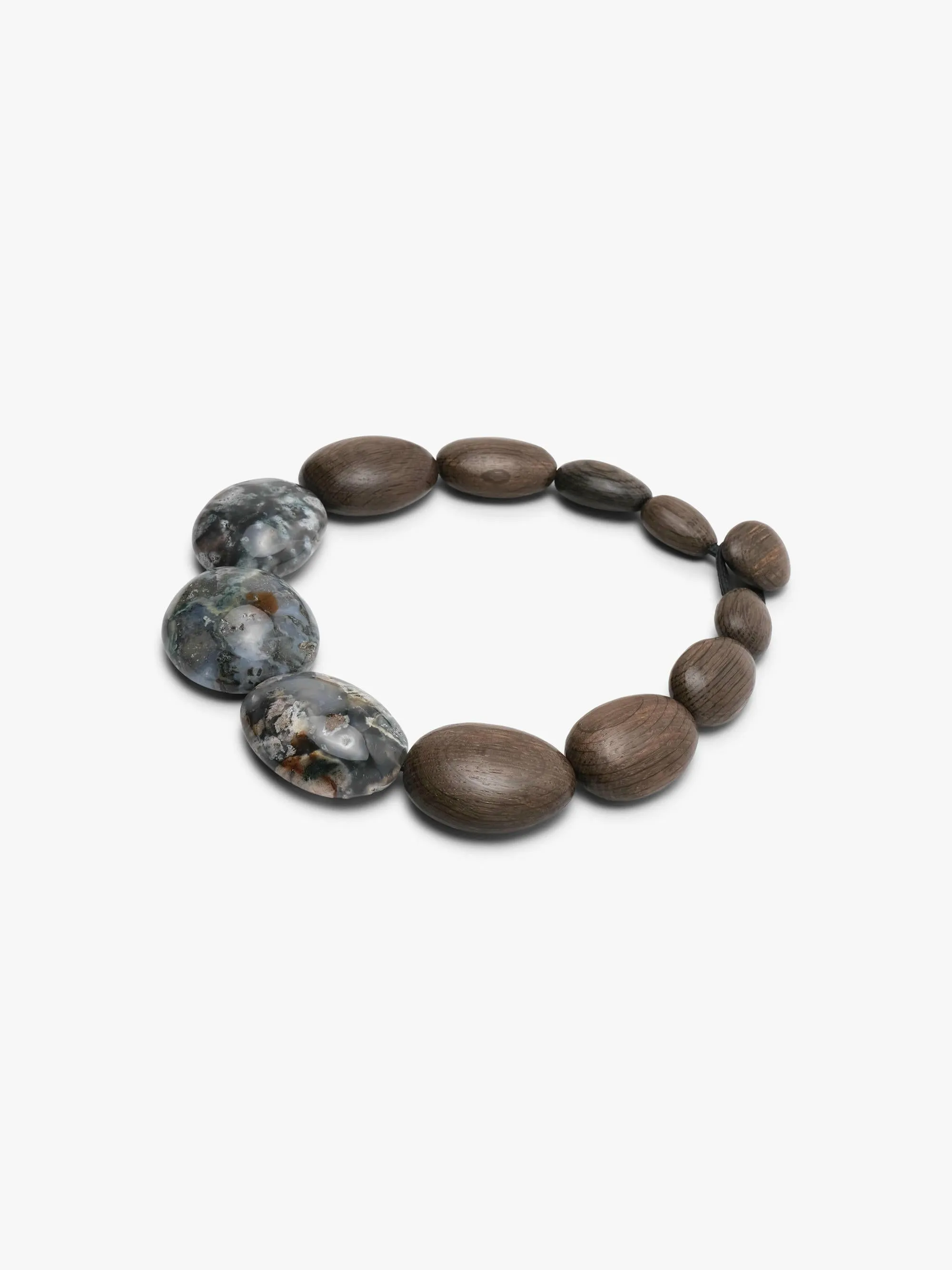 Necklace: ocean jasper, bog oak sold by Monies product image thumbnail 5
