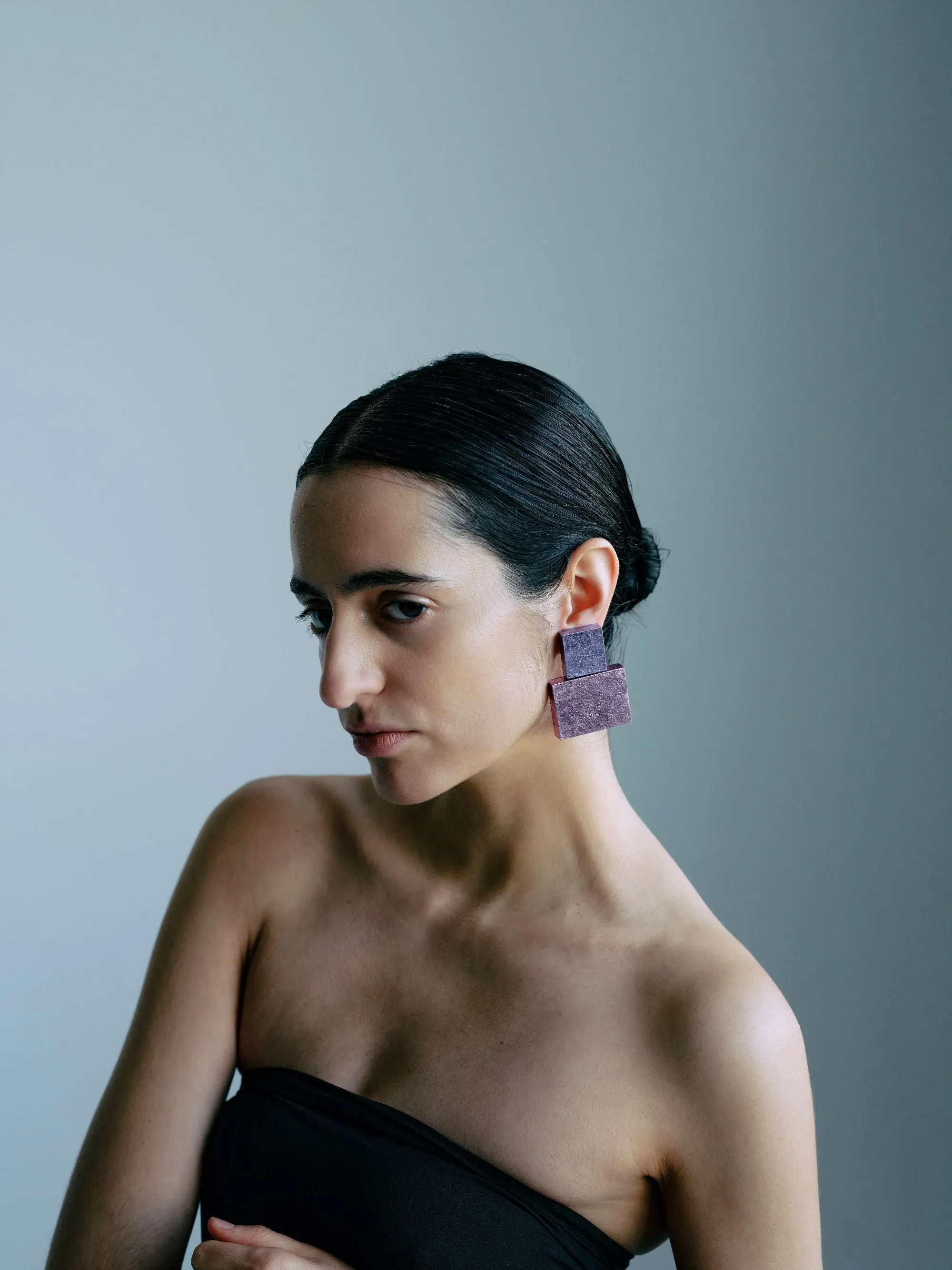 Ralu earrings: acacia, pink foil sold by Monies product image thumbnail 2