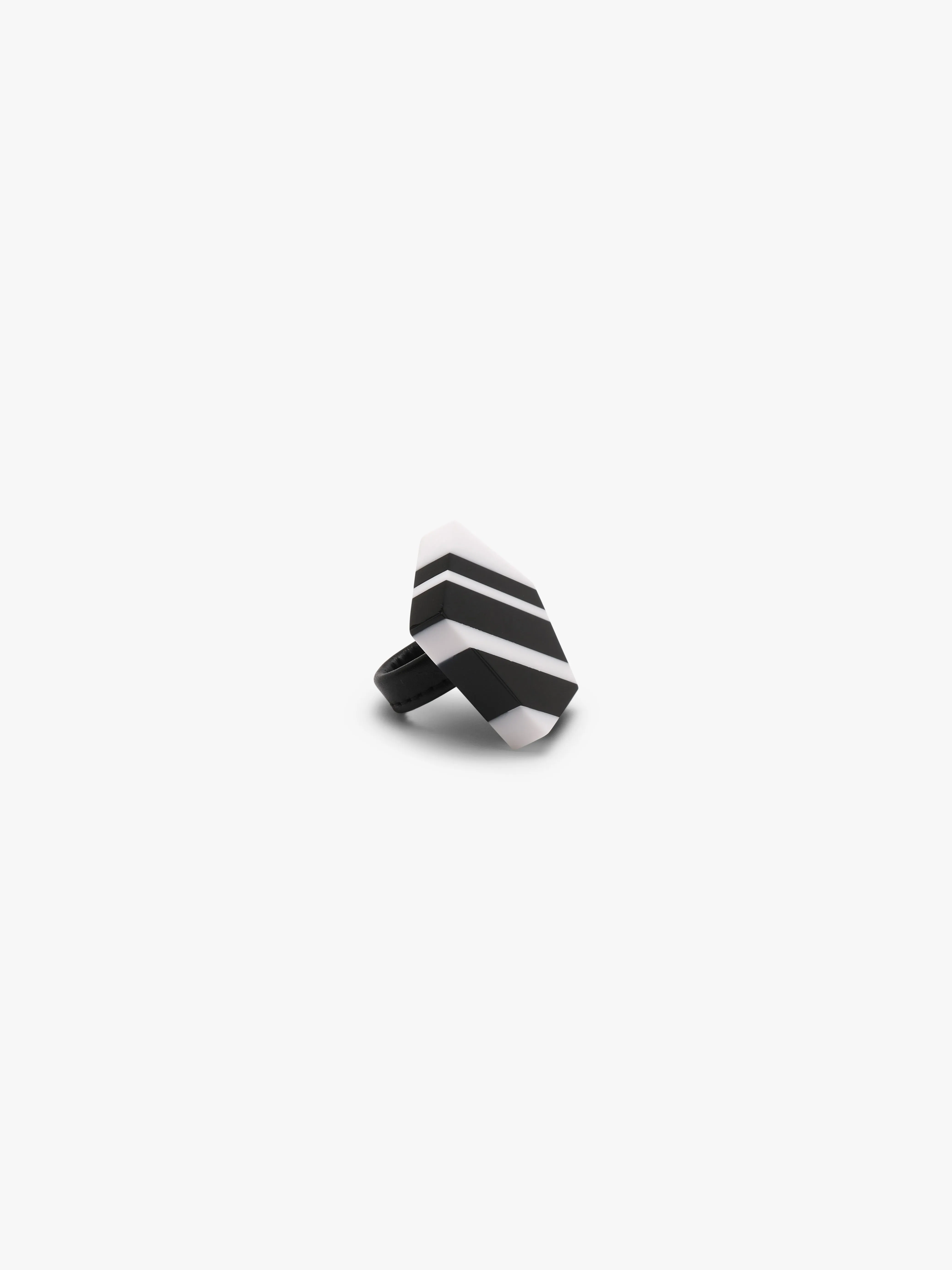 Shema ring: striped greencast sold by Monies