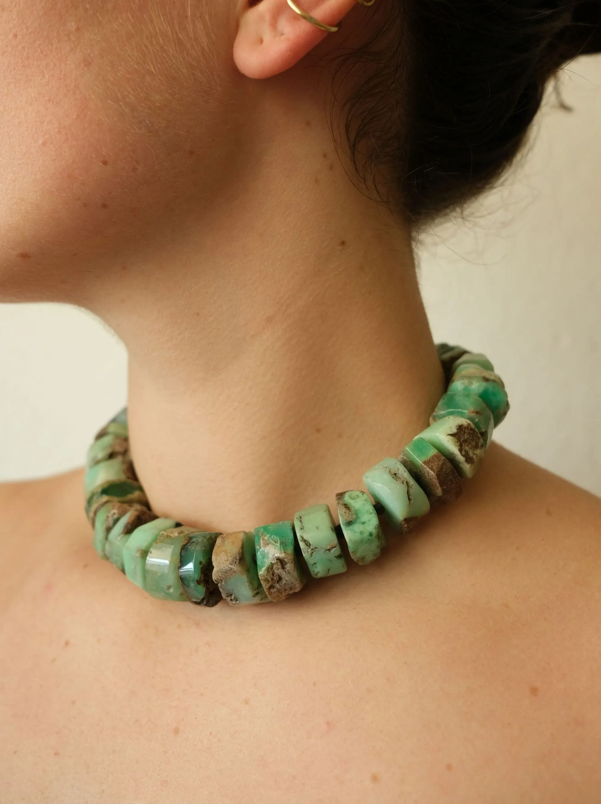 Necklace: chrysoprase sold by Monies product image thumbnail 4