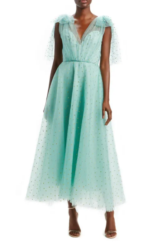 Glitter Star Tea Length Dress sold by Monique Lhuillier