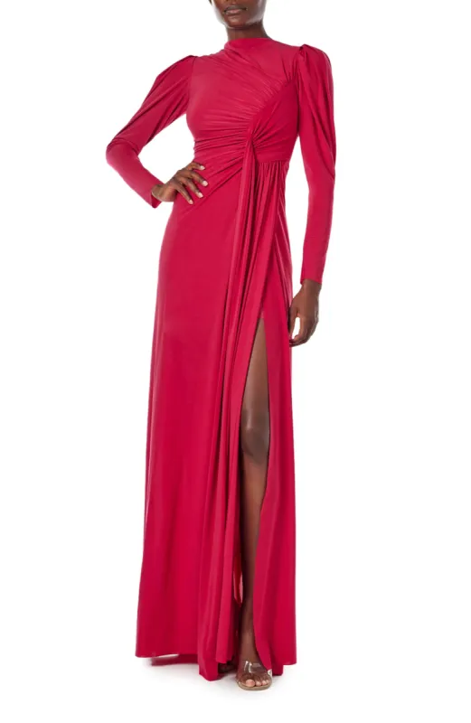 Long Sleeve Matte Jersey Gown sold by Monique Lhuillier