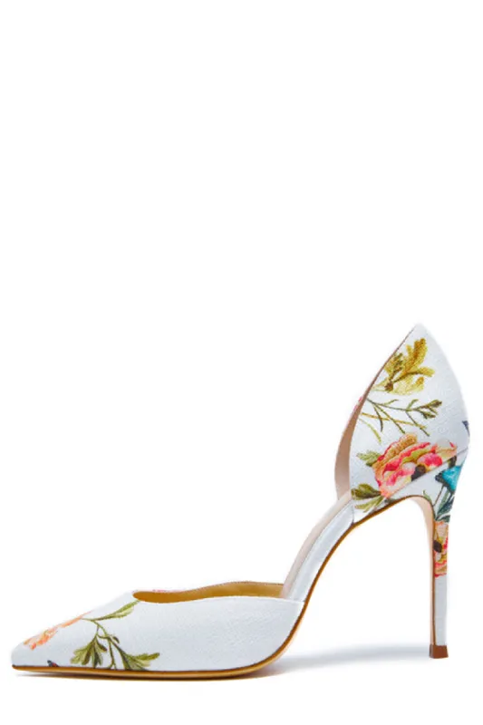 Shannon Tuileries Printed Pump sold by Monique Lhuillier