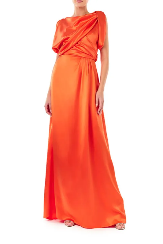 Asymmetrical Draped Gown sold by Monique Lhuillier
