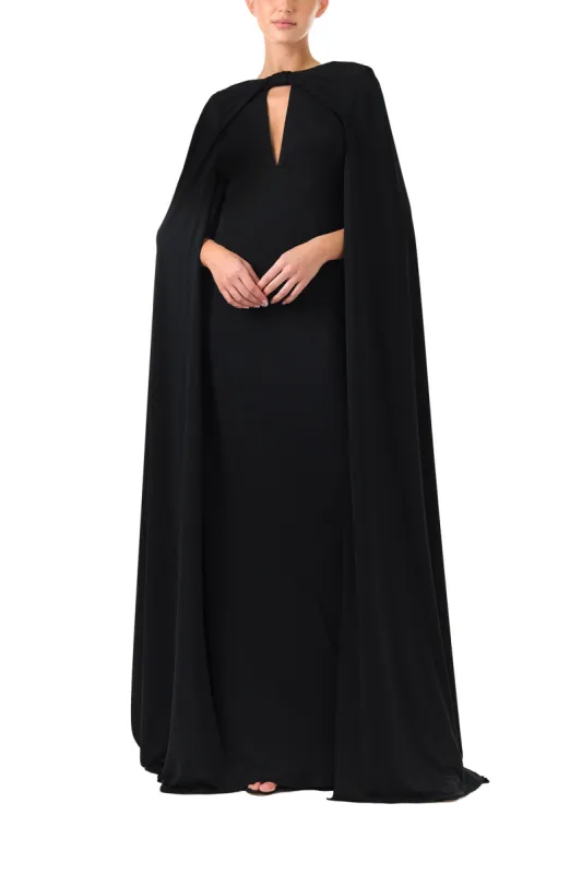 Cape Sleeve Gown sold by Monique Lhuillier