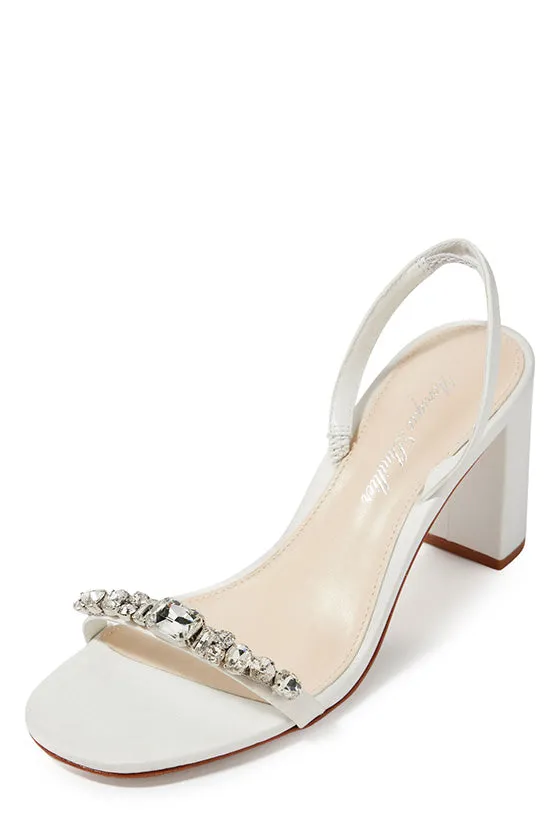 Hollis Satin Slingback sold by Monique Lhuillier product image thumbnail 4