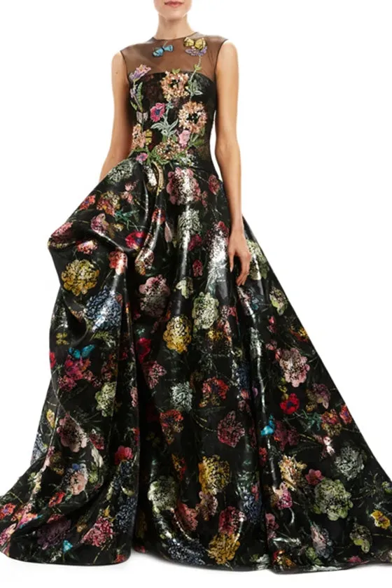 Sleeveless High-Low Ball Gown sold by Monique Lhuillier