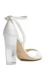 Ava Satin Sandal sold by Monique Lhuillier